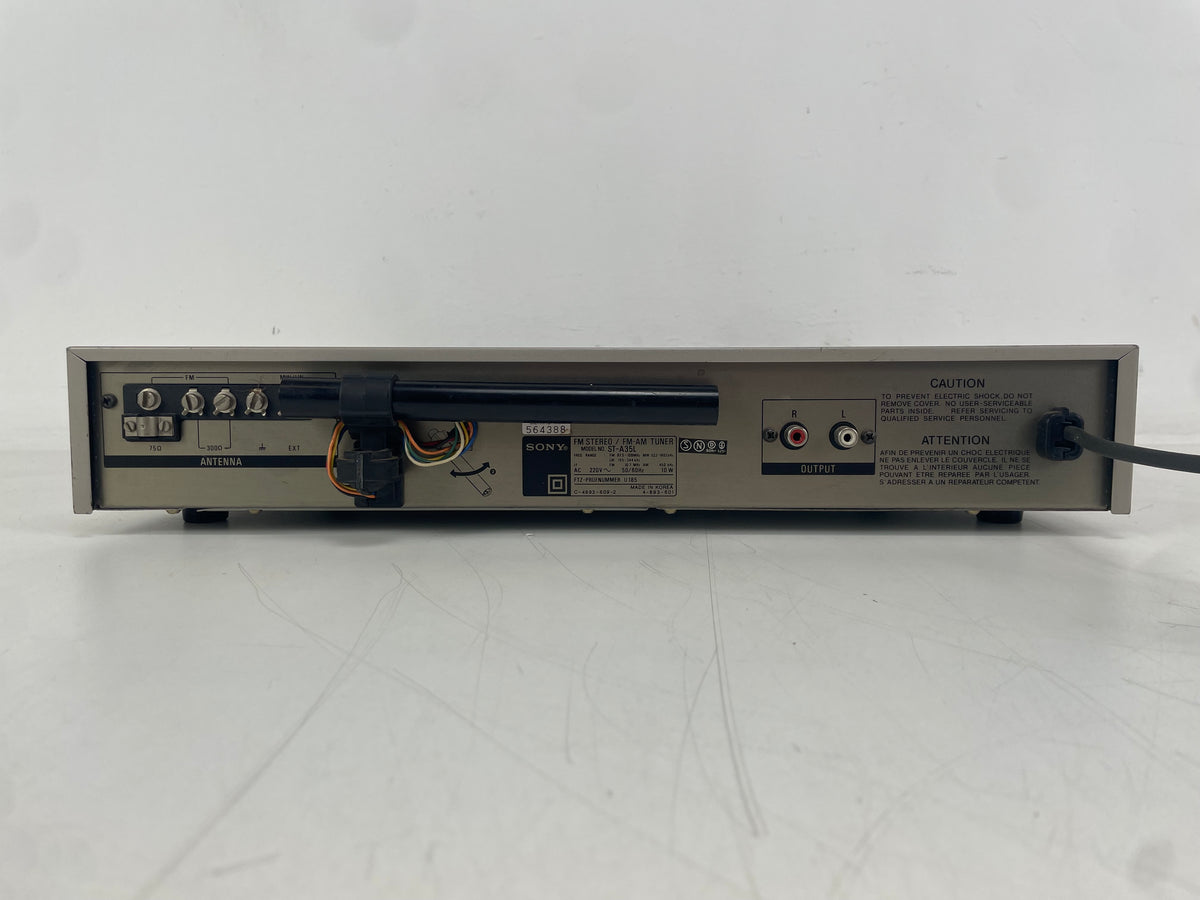 Sony – ST-A35L – FM Stereo / AM Tuner – Stereo Indicator Light Defective