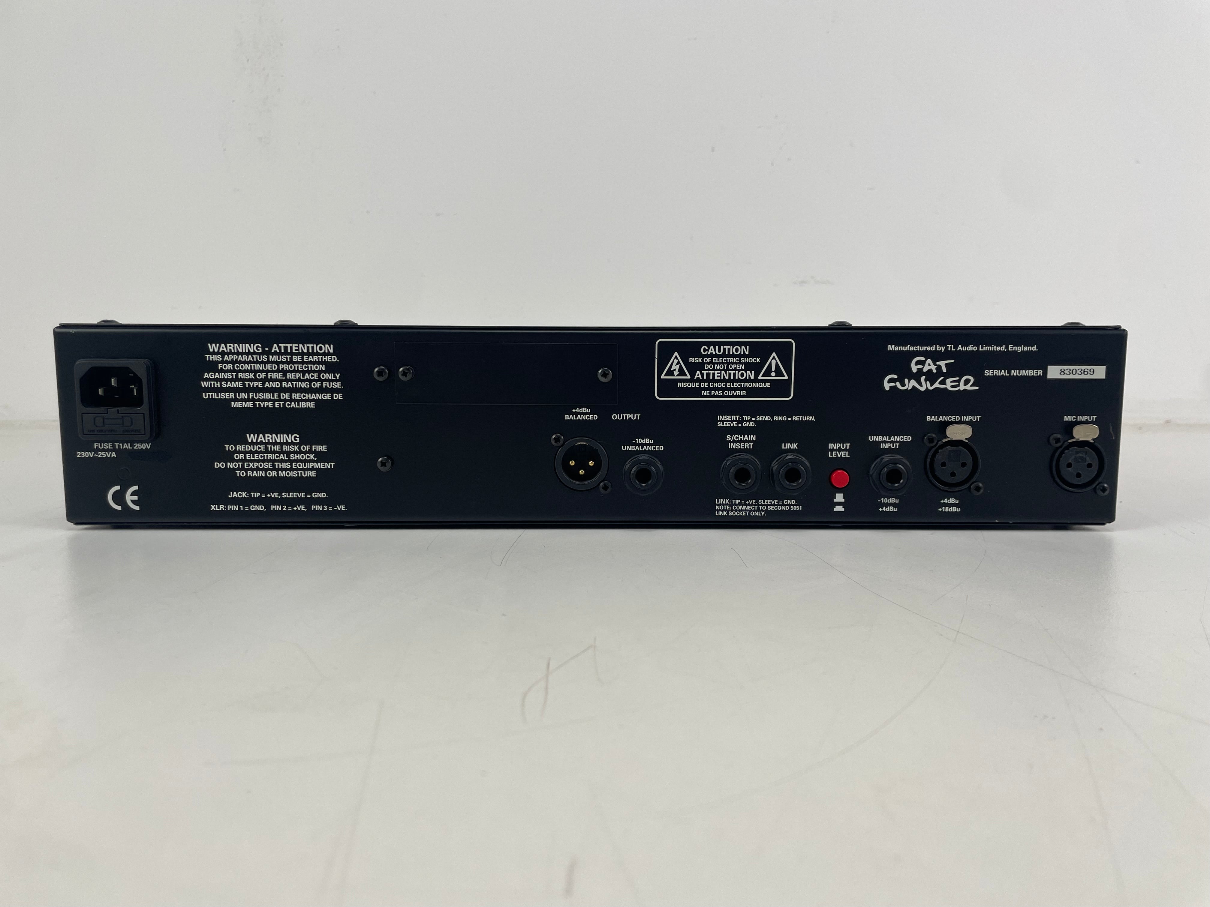 TL Audio - Fat Man - Fat Funker - Studio Processor