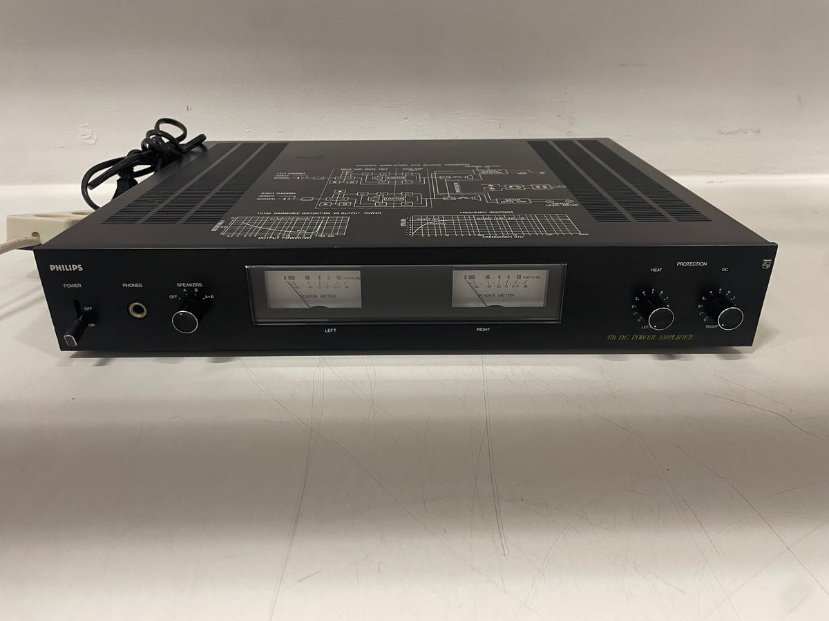 Philips – 370 DC Power Amplifier – Stereo HiFi Power Amplifier