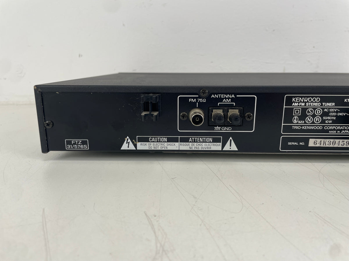Kenwood – KT-880L – Quartz Synthesizer AM/FM Stereo Tuner – Serviced (Repaired)