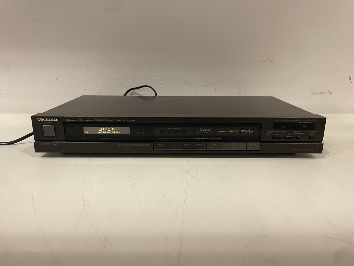 Technics – ST-G45A – Clas AA – Quartz Synthesizer AM/FM Stereo Tuner
