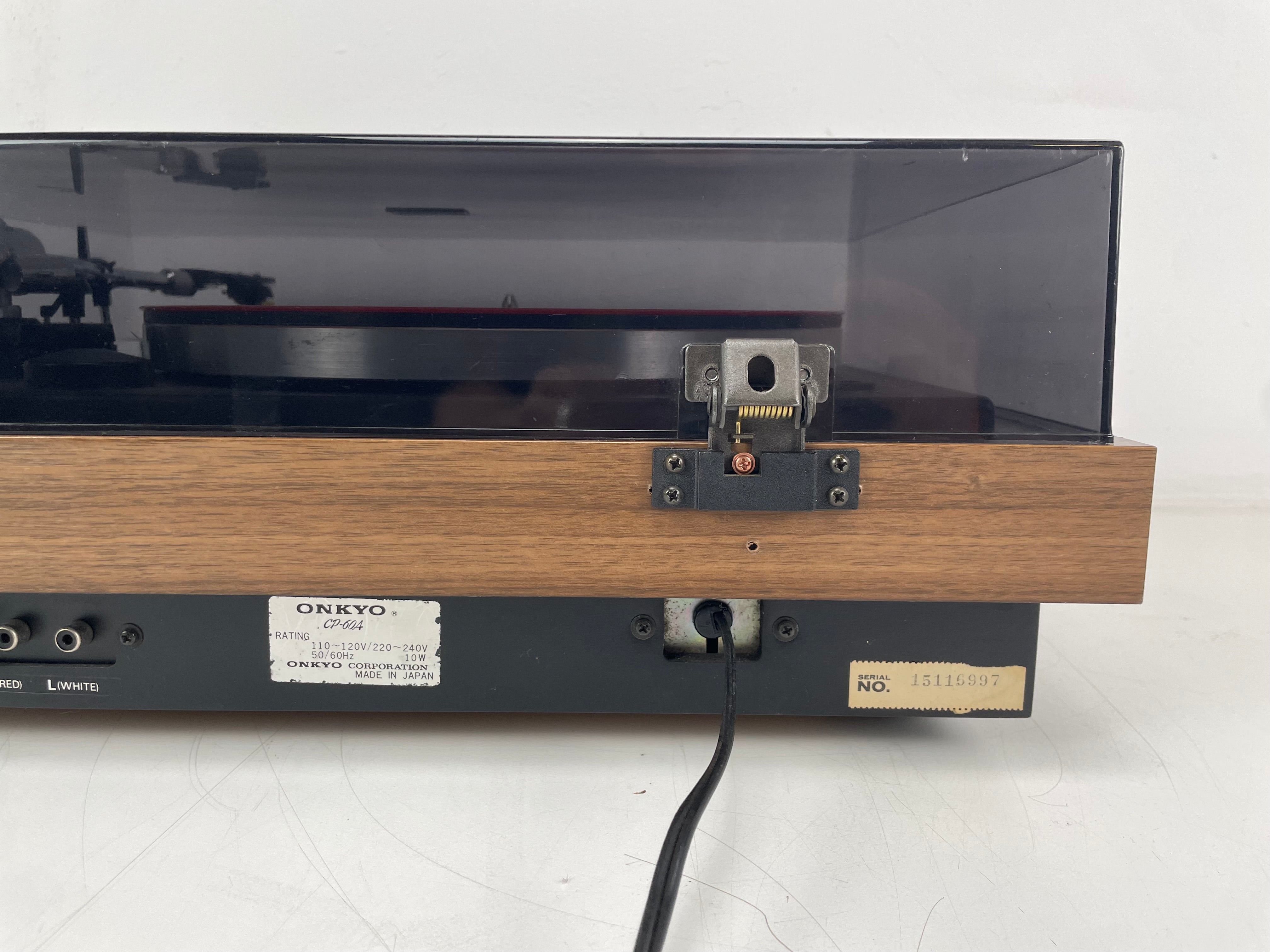 Onkyo - CP-60A - Turntable - Shure M95ED Stylus - Serviced (Repaired)