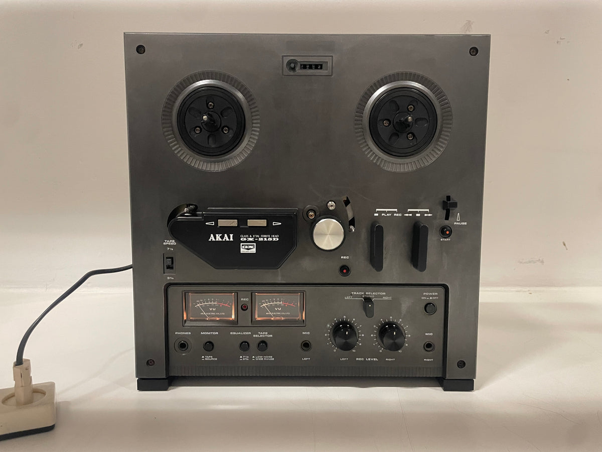 Akai – GX-215D – 3-Head – Reel-to-Reel Tape Recorder – Serviced – New Belt – GX Heads