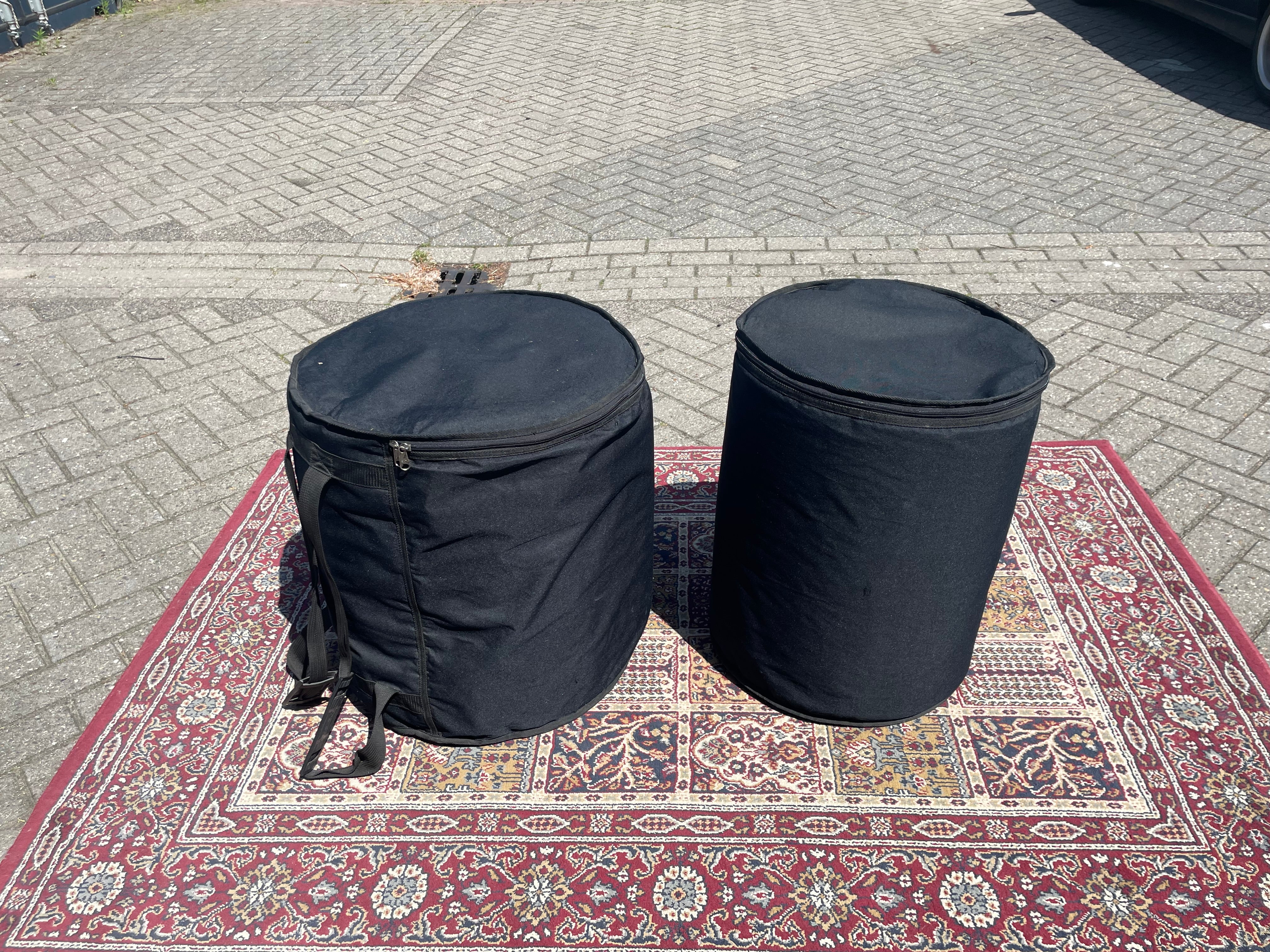 Yamaha - Hipgig MKI – Yellow Drum Kit – Vintage Rare Compact Drum Set - Inc. Cases