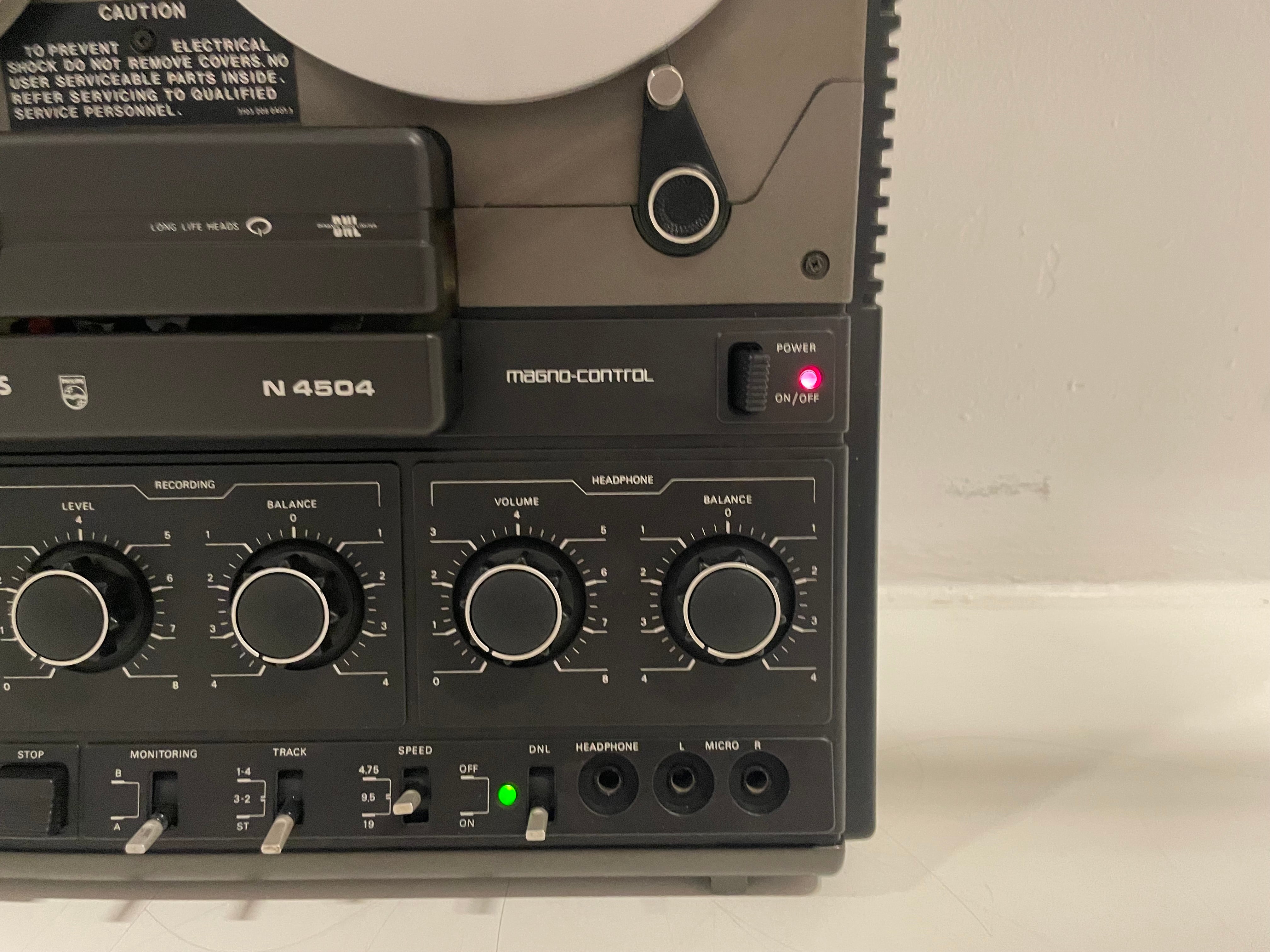 Philips - N4504 - 18CM Reel-to-Reel Deck - Serviced (New Belts)