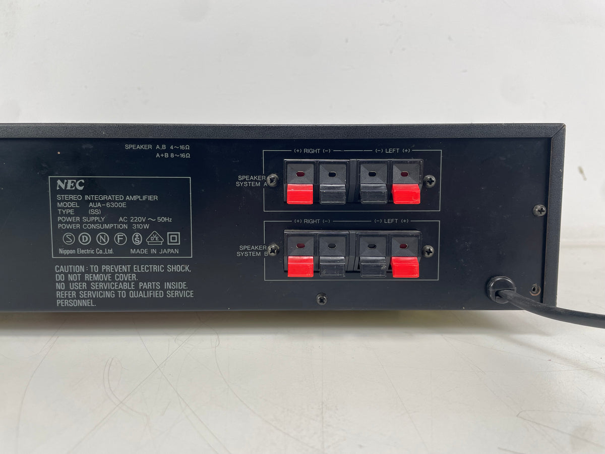 NEC – AUA-6300E – Stereo Integrated Amplifier – Serviced (Cleaned)