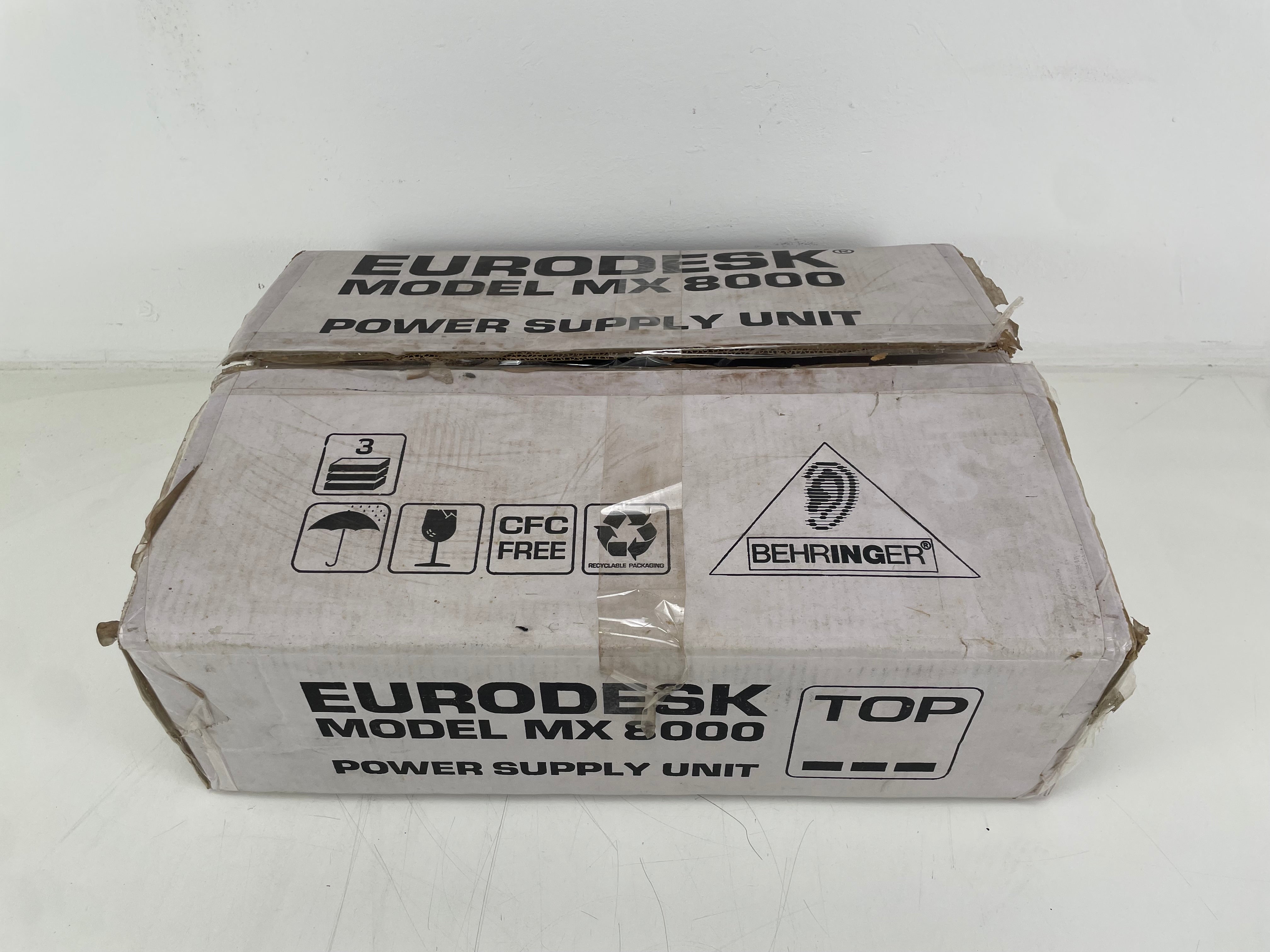 Behringer - MX8000 - Eurodesk -  48/24 Channel Mixer - Inc. PSU/Original Boxes - Needs Service