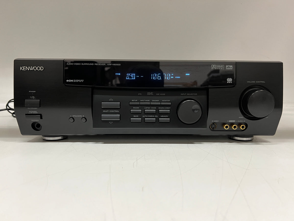 Kenwood – KRF-V6050D – 5.1 AV Surround Receiver – Serviced (Cleaned)