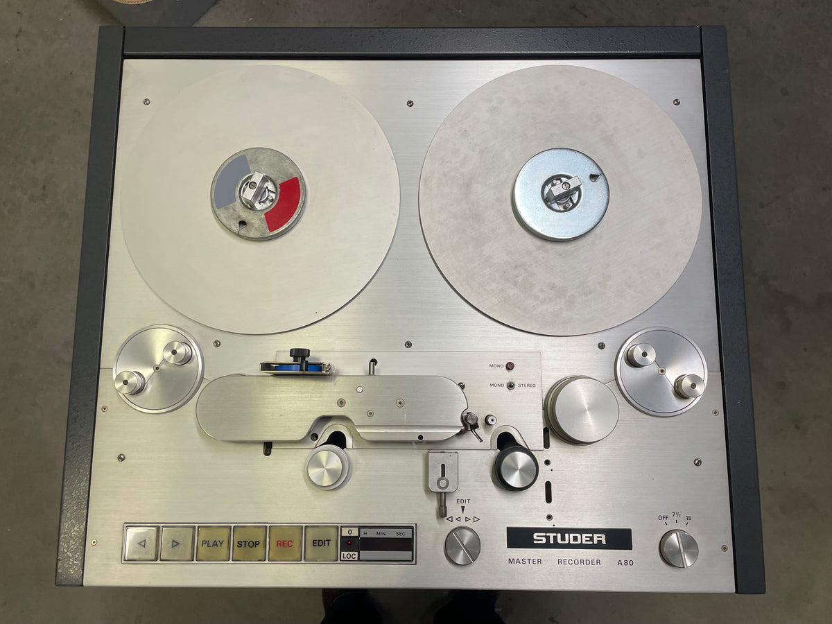 Studer – A80-R – Professional 2-Track Master Tape Recorder – With Console