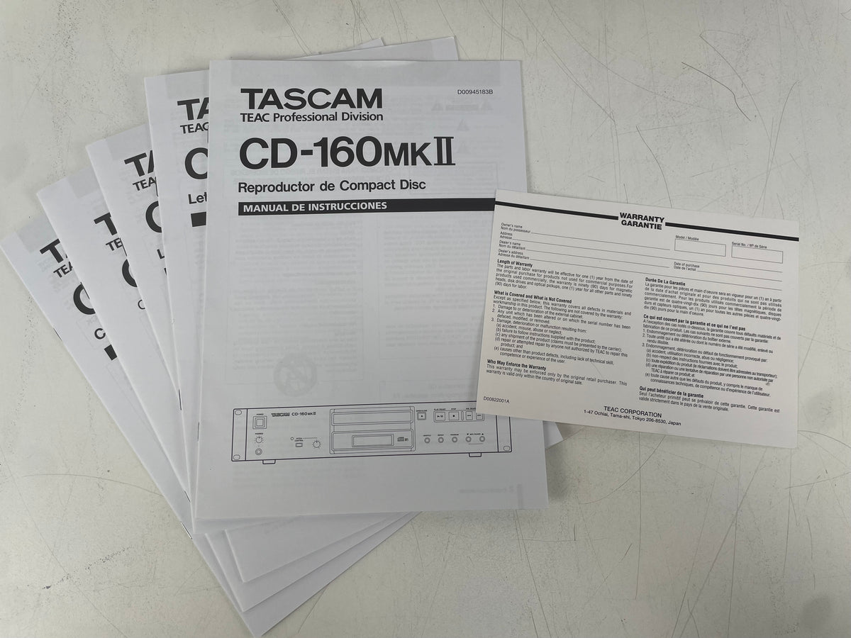 Tascam – CD-201 – Professional CD Player – Serviced (Repaired/Repainted) – Remote Included