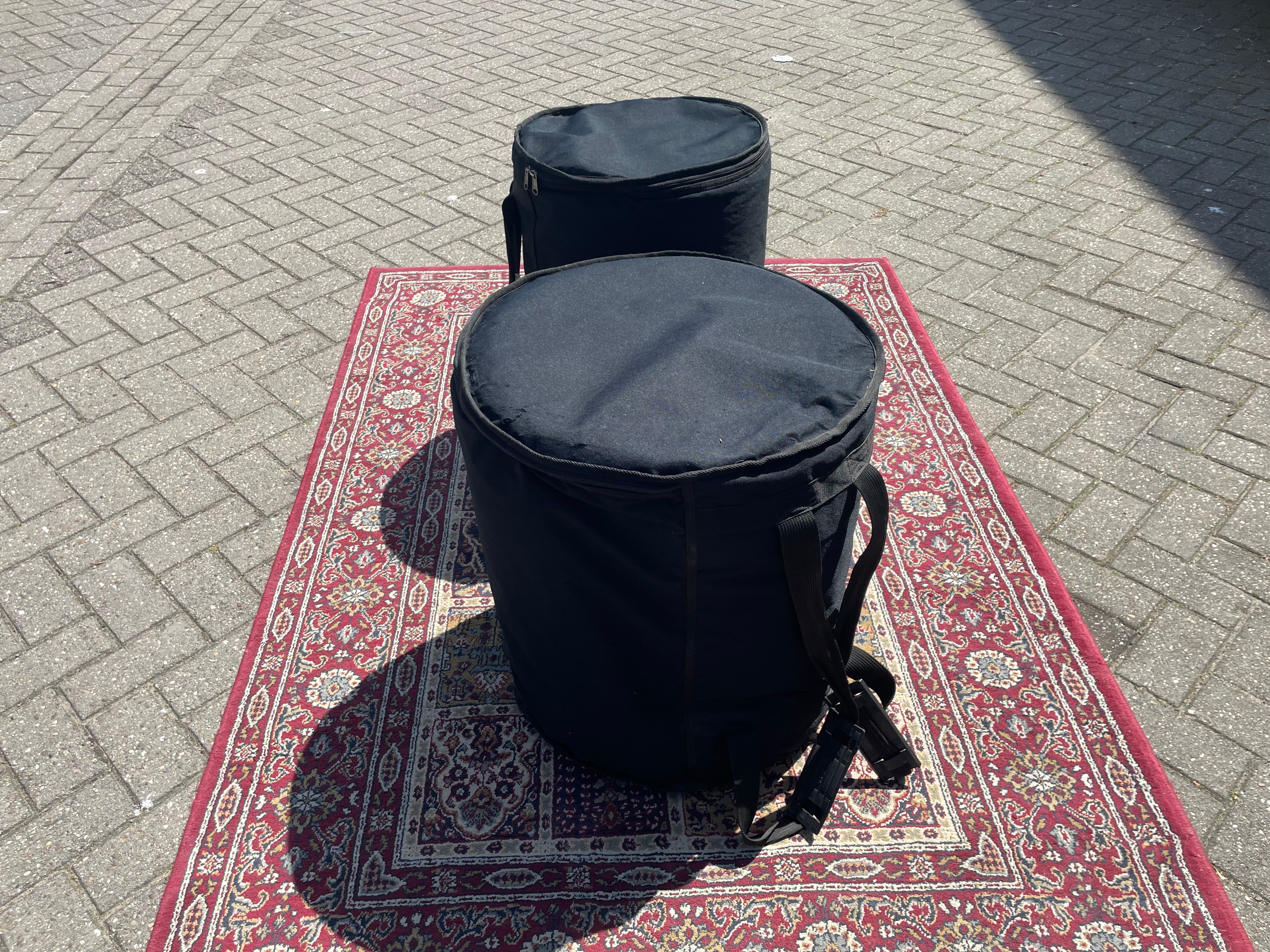 Yamaha - Hipgig MKI – Yellow Drum Kit – Vintage Rare Compact Drum Set - Inc. Cases