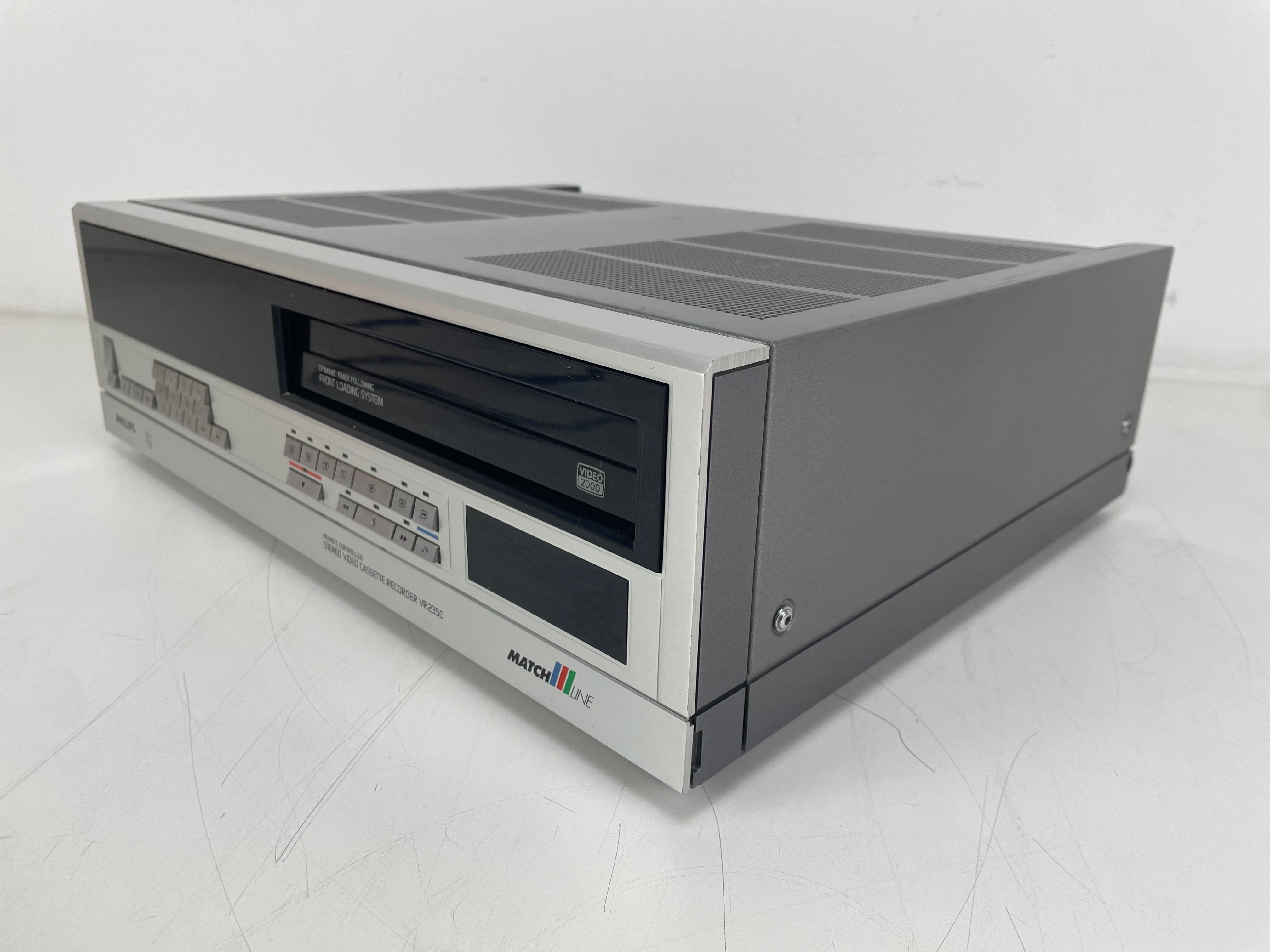 Philips - VR2350/00 - Stereo Video Cassette Recorder - Video2000 - Serviced (Repaired)