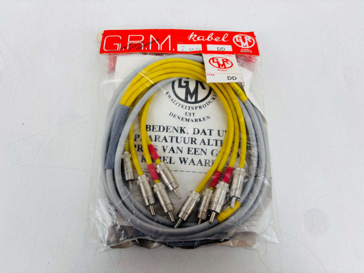 GRM – Cable Type DD – RCA/Phono Recording & Playback Cable – New, Sealed (2 Meter)