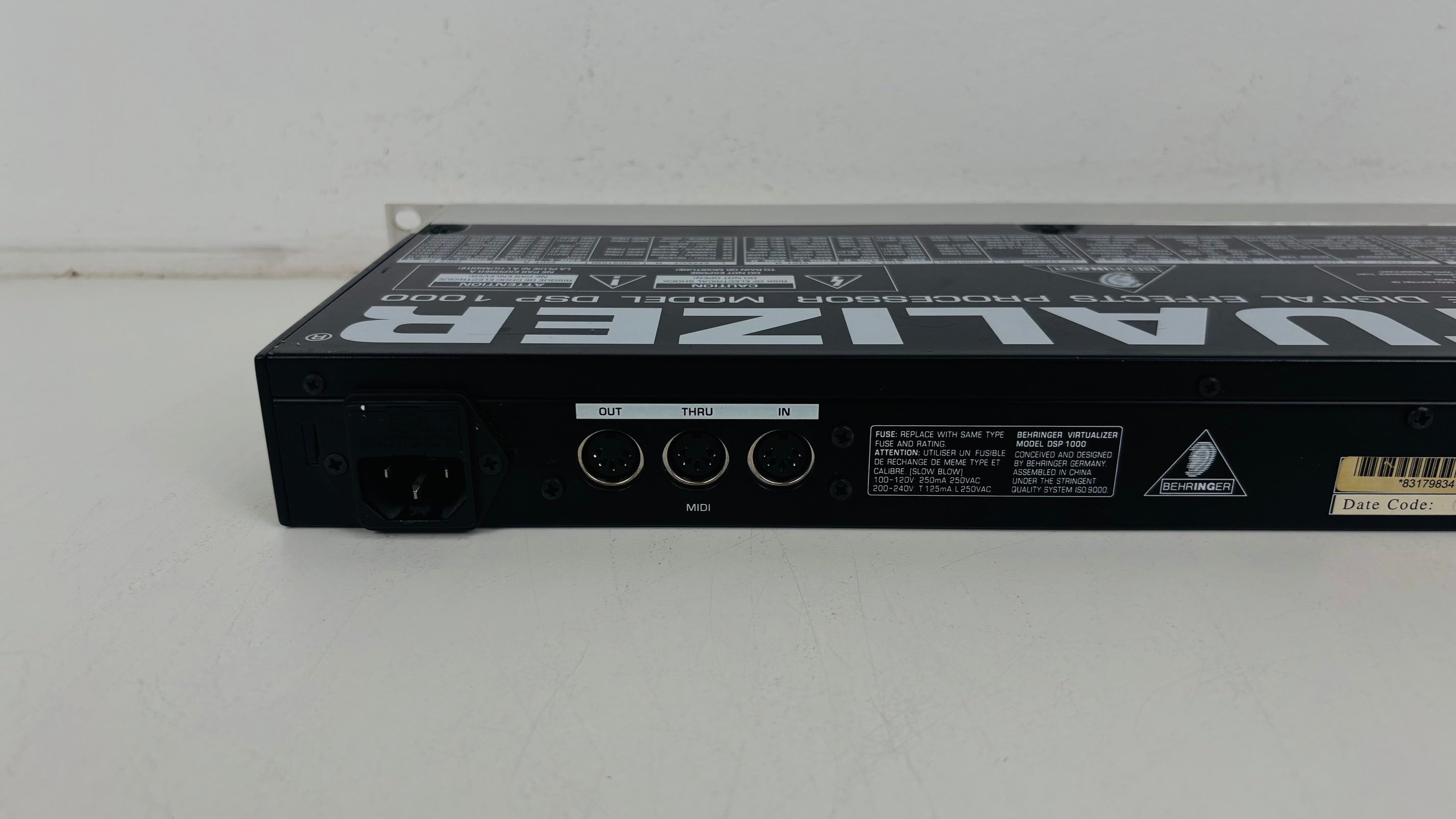 Behringer Virtualizer DSP1000 - Digital Multi-Effects Processor - 24-Bit - No PSU