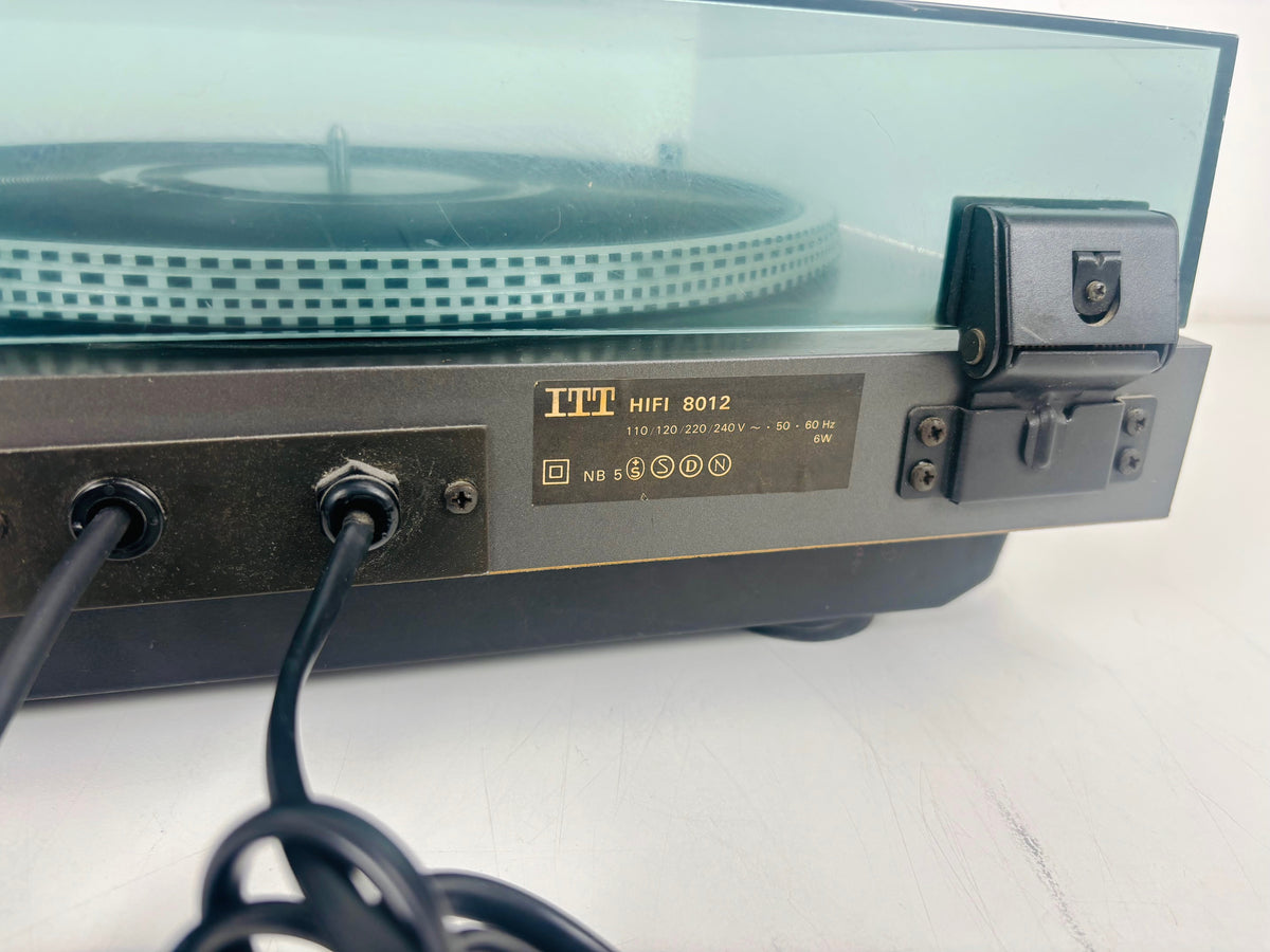 ITT - HiFi 8012 - Direct Drive Automatic Turntable - 33/45 RPM - Pitch Control - Anti-Skating