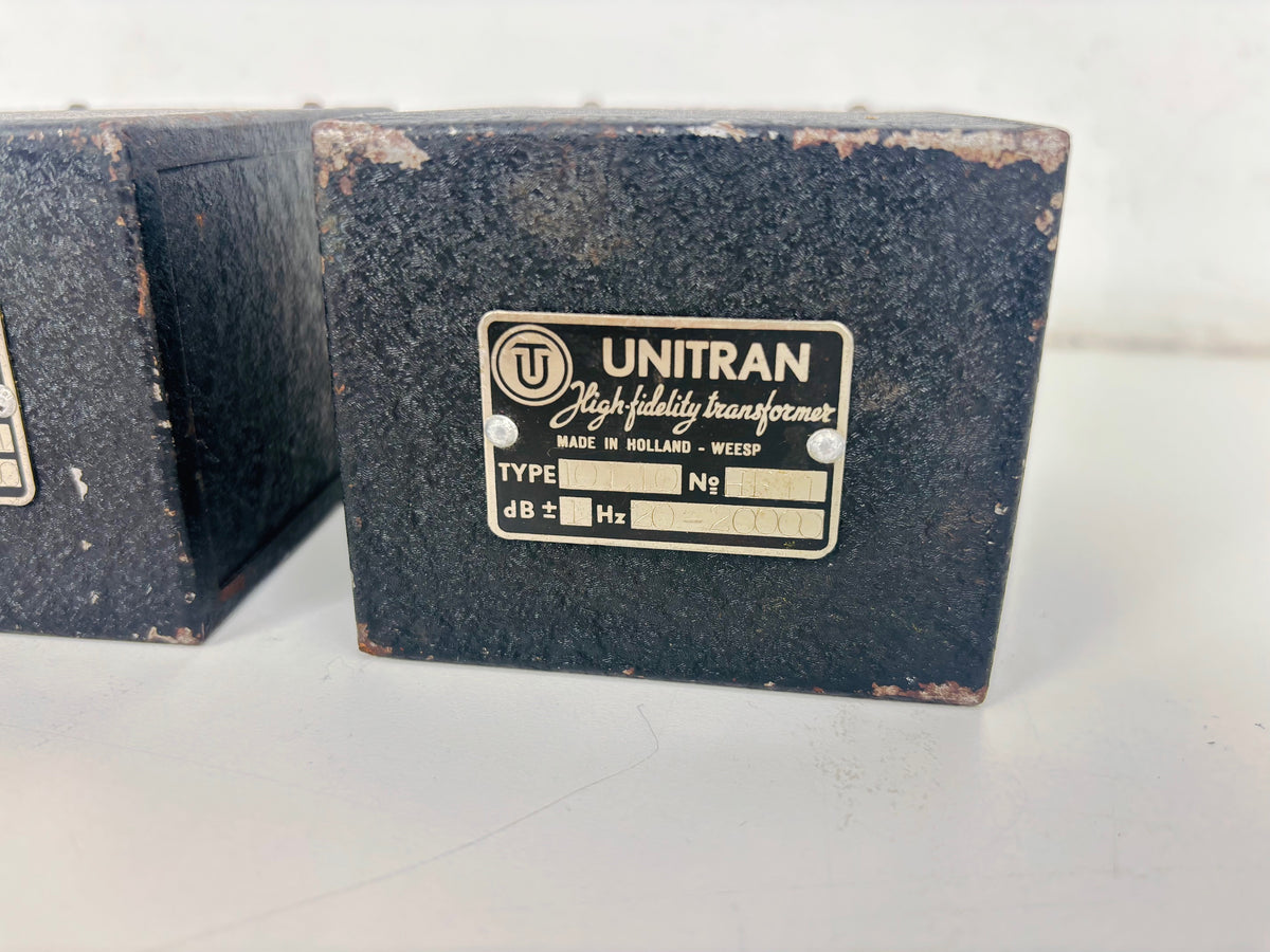 Unitran - 10L10 - 100V Line Matching Transformer - 3W/6W/10W - PA Amplifier Speaker Impedance Converter - Set of 2