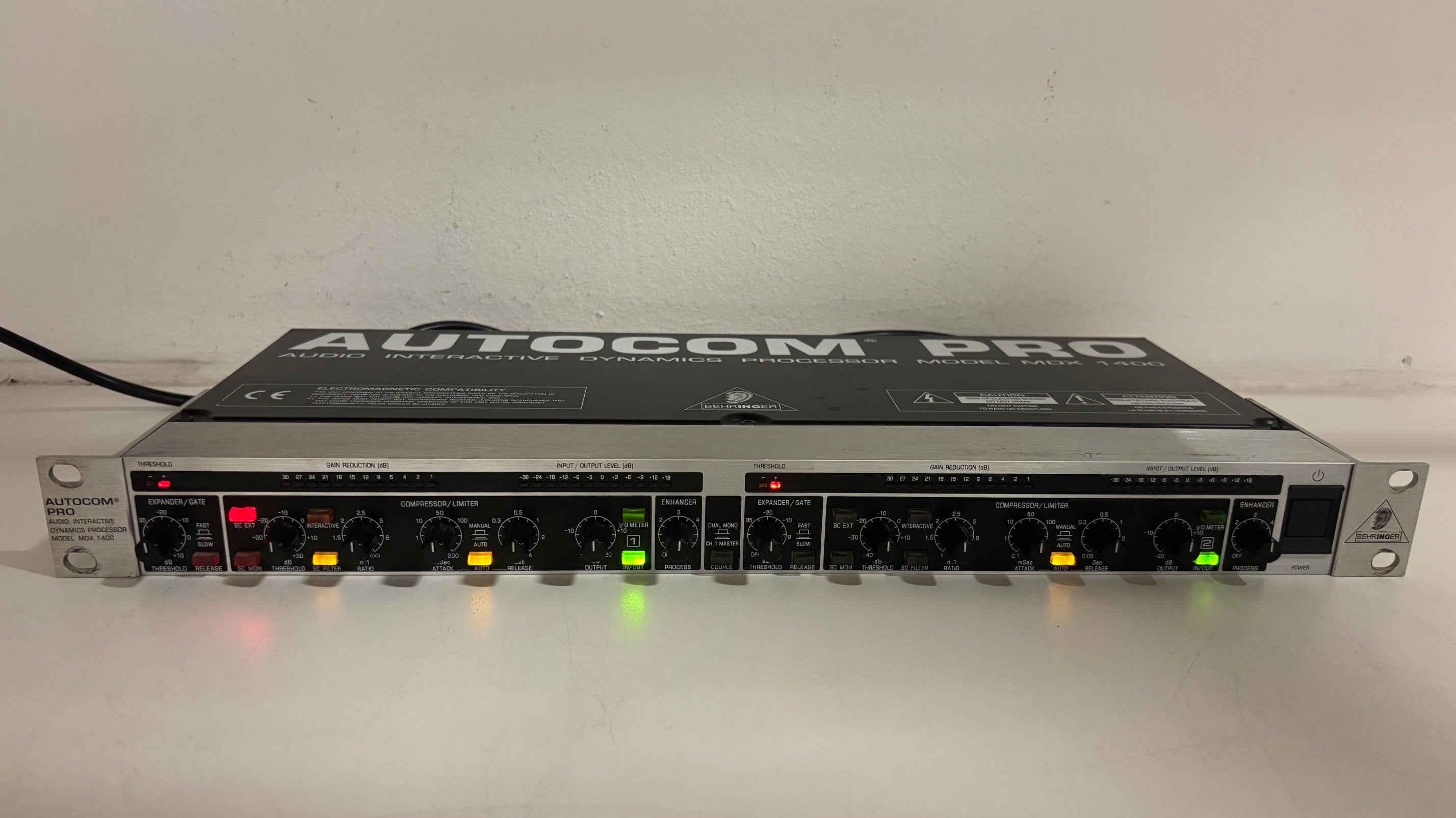 Behringer Autocom Pro - MDX 1400 - No PSU - Compressor/Limiter/Expander/Gate
