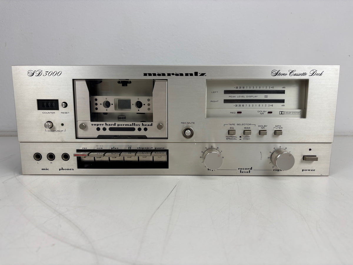 Marantz SD3000 - Vintage Stereo Cassette Deck - Dolby B (Serviced)