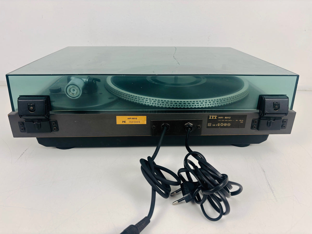 ITT - HiFi 8012 - Direct Drive Automatic Turntable - 33/45 RPM - Pitch Control - Anti-Skating