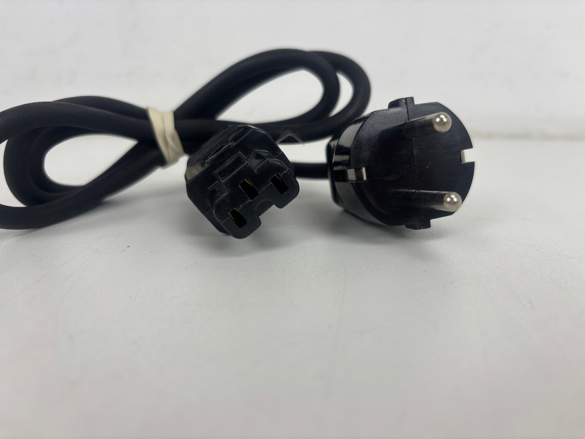 IEC C15A - Vintage High-Temperature Power Cable -  1 Meter