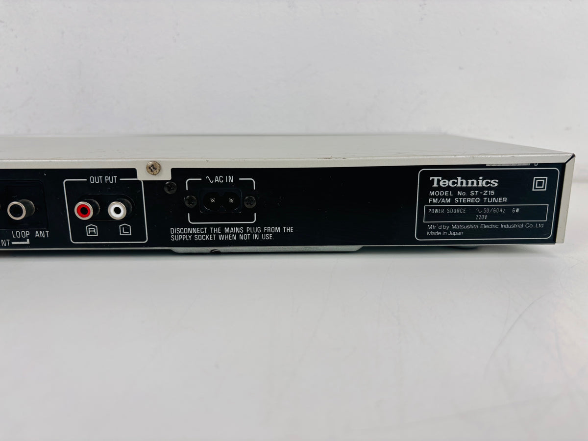 Technics ST-Z15 - Vintage AM/FM Stereo Tuner - Analogue Radio Receiver