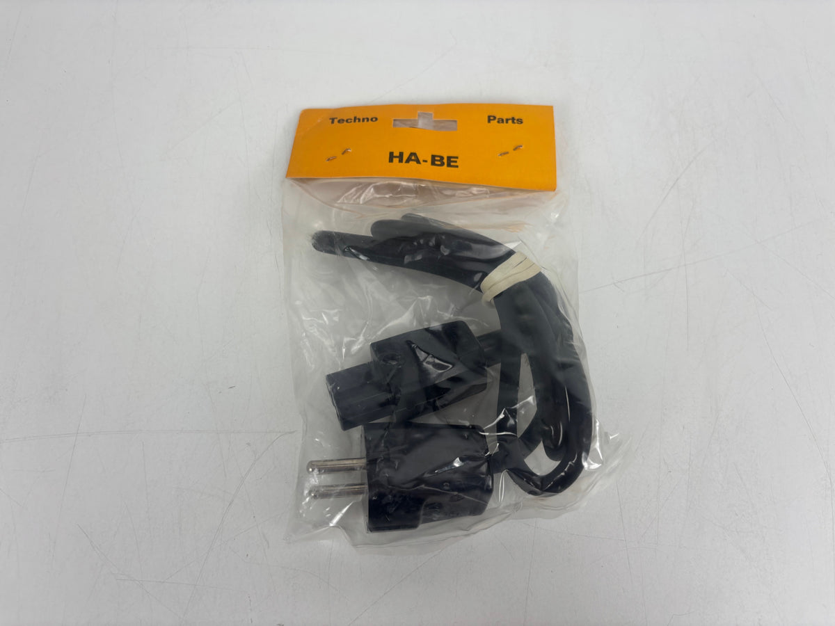 IEC C15A - Vintage High-Temperature Power Cable -  1 Meter