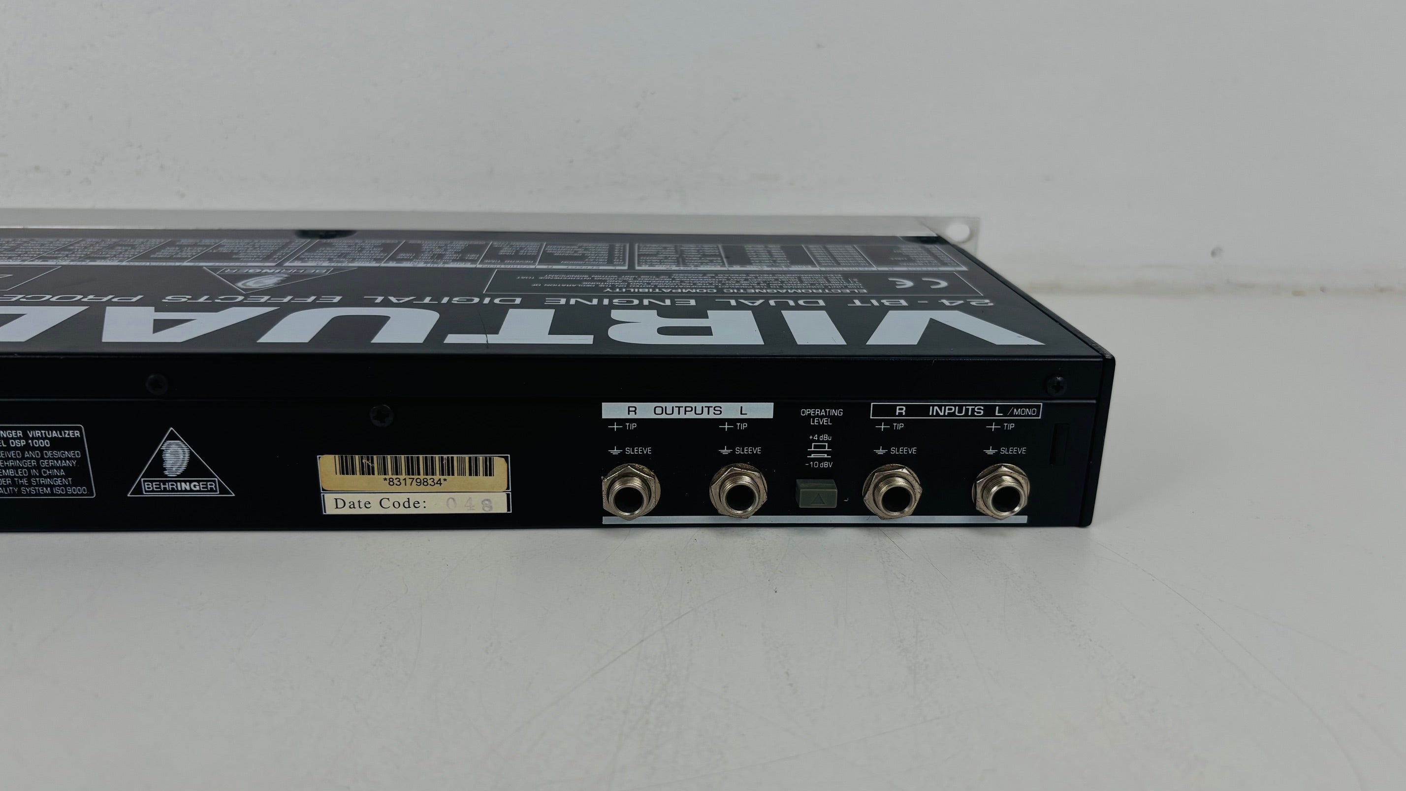 Behringer Virtualizer DSP1000 - Digital Multi-Effects Processor - 24-Bit - No PSU