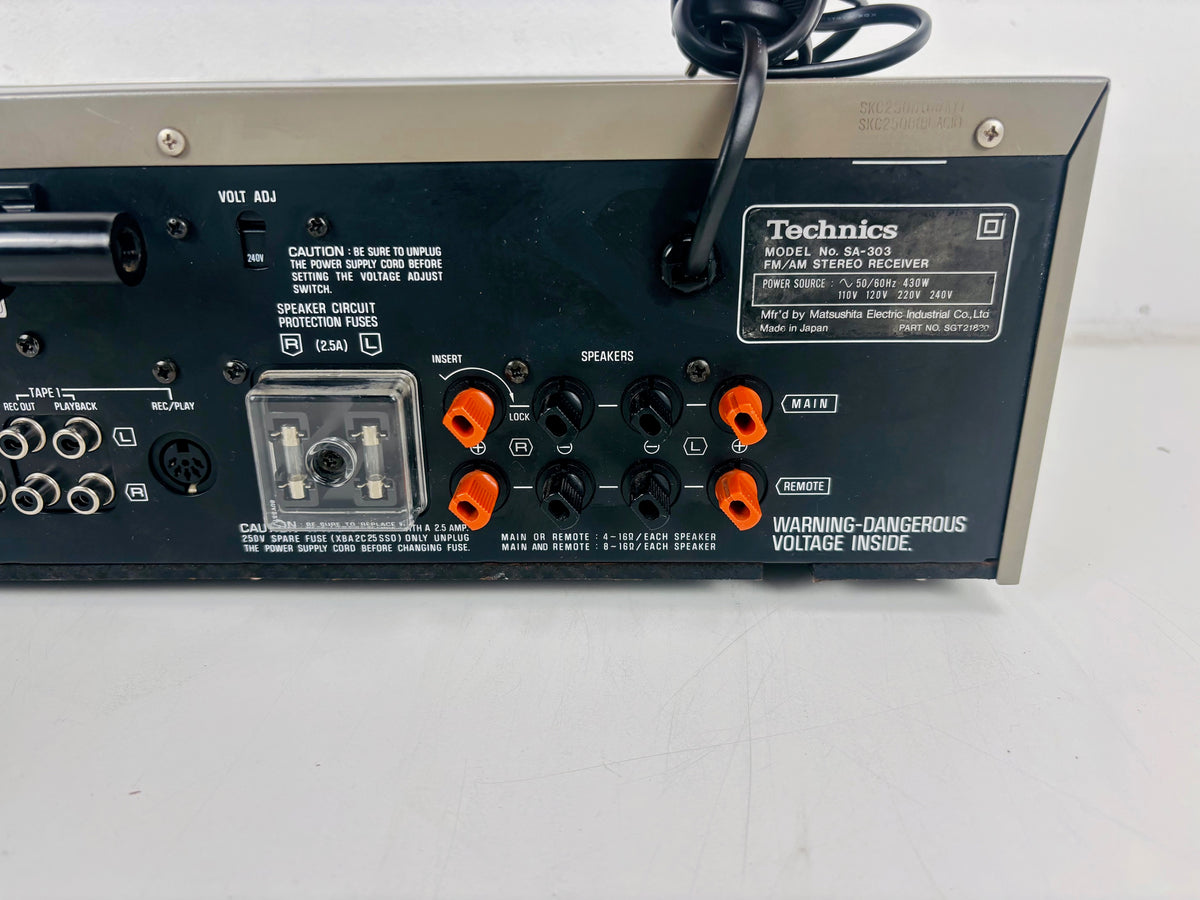 Technics - SA-303 - Vintage Stereo Receiver - 40W per Channel