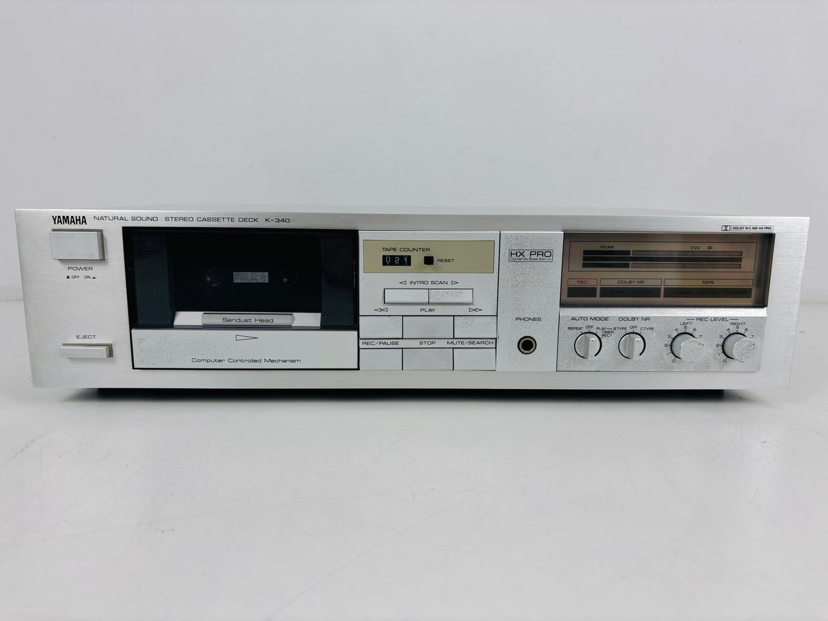Yamaha - K-340 - Vintage Stereo Cassette Deck - Dolby B/C - HX Pro