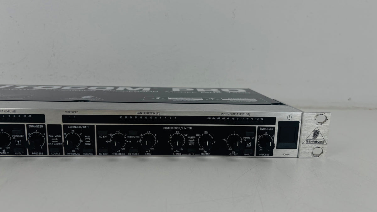 Behringer AUTOCOM PRO MDX1400 - 2-Channel Compressor / Expander / Gate - No PSU