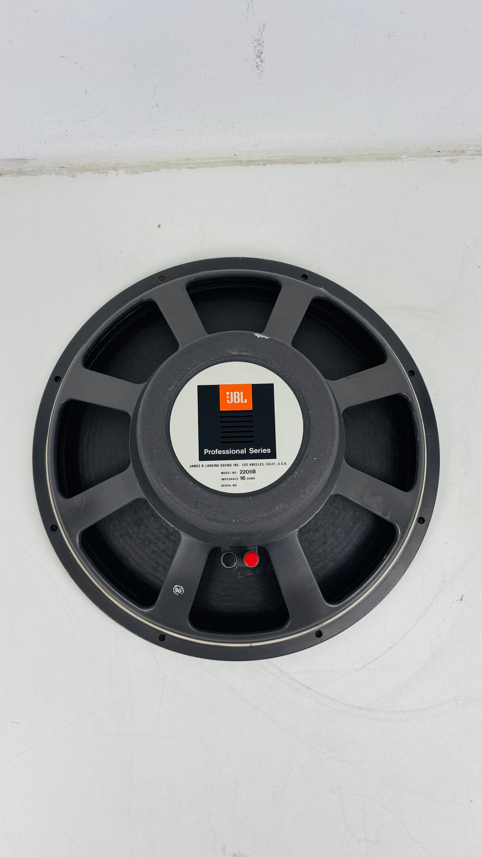 JBL - 2205B - 15" Professional Woofer - 16 Ohm - 150W
