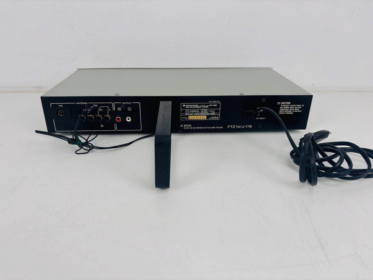 Kenwood - KT-30 - AM/FM Stereo Tuner - Analogue Radio Tuner - LED Tuning Indicator