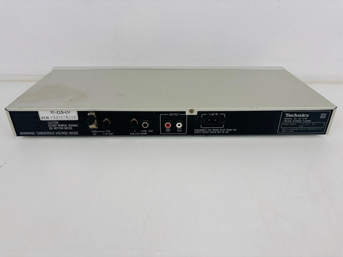 Technics ST-Z15 - Vintage AM/FM Stereo Tuner - Analogue Radio Receiver