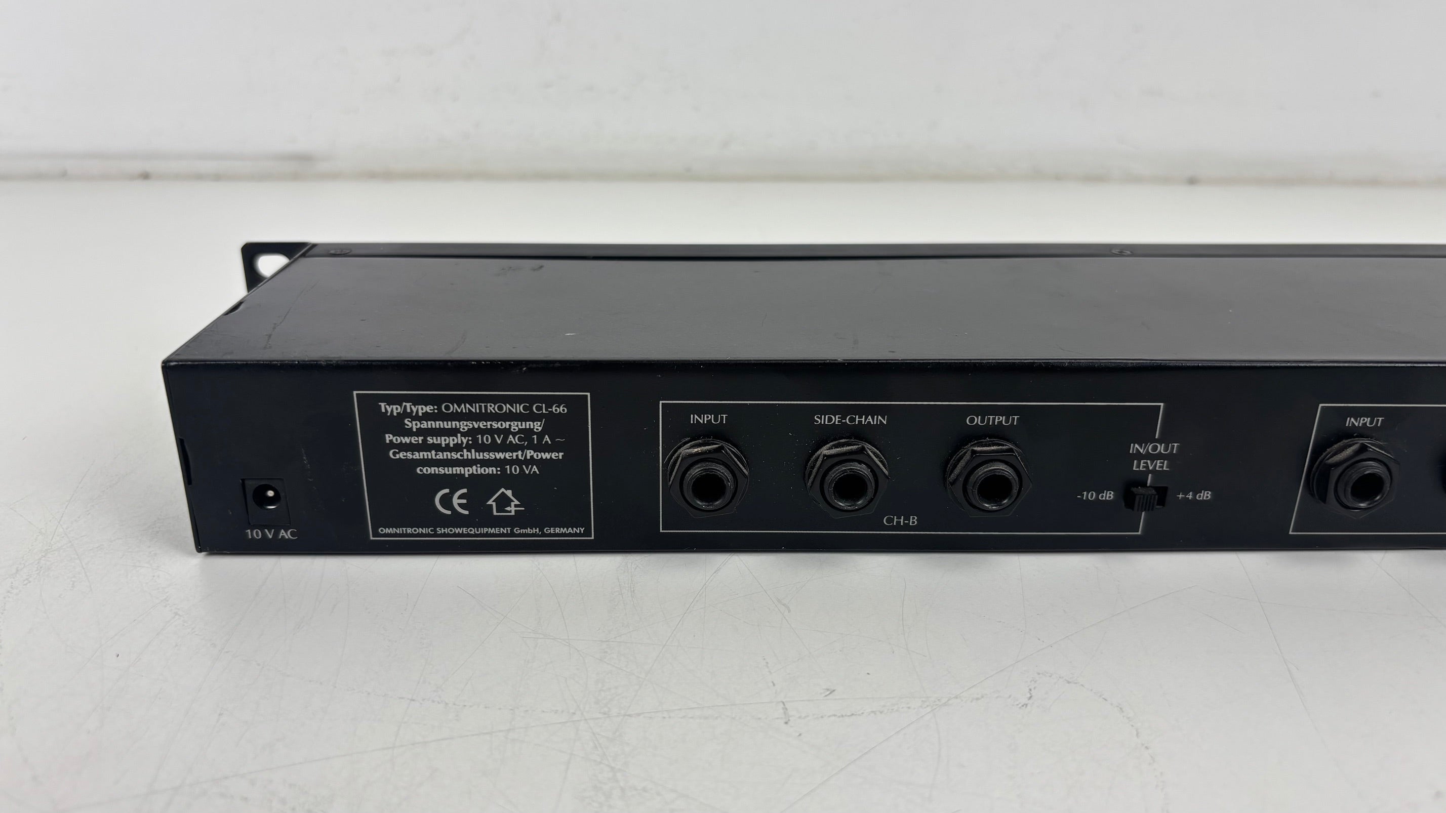 Omnitronic CL-66 Stereo Compressor/limiter - No PSU