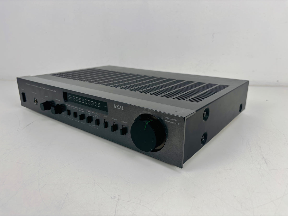 Akai - AM-U22 - Stereo Integrated Amplifier - 2 x 25W - Phono Input - Black