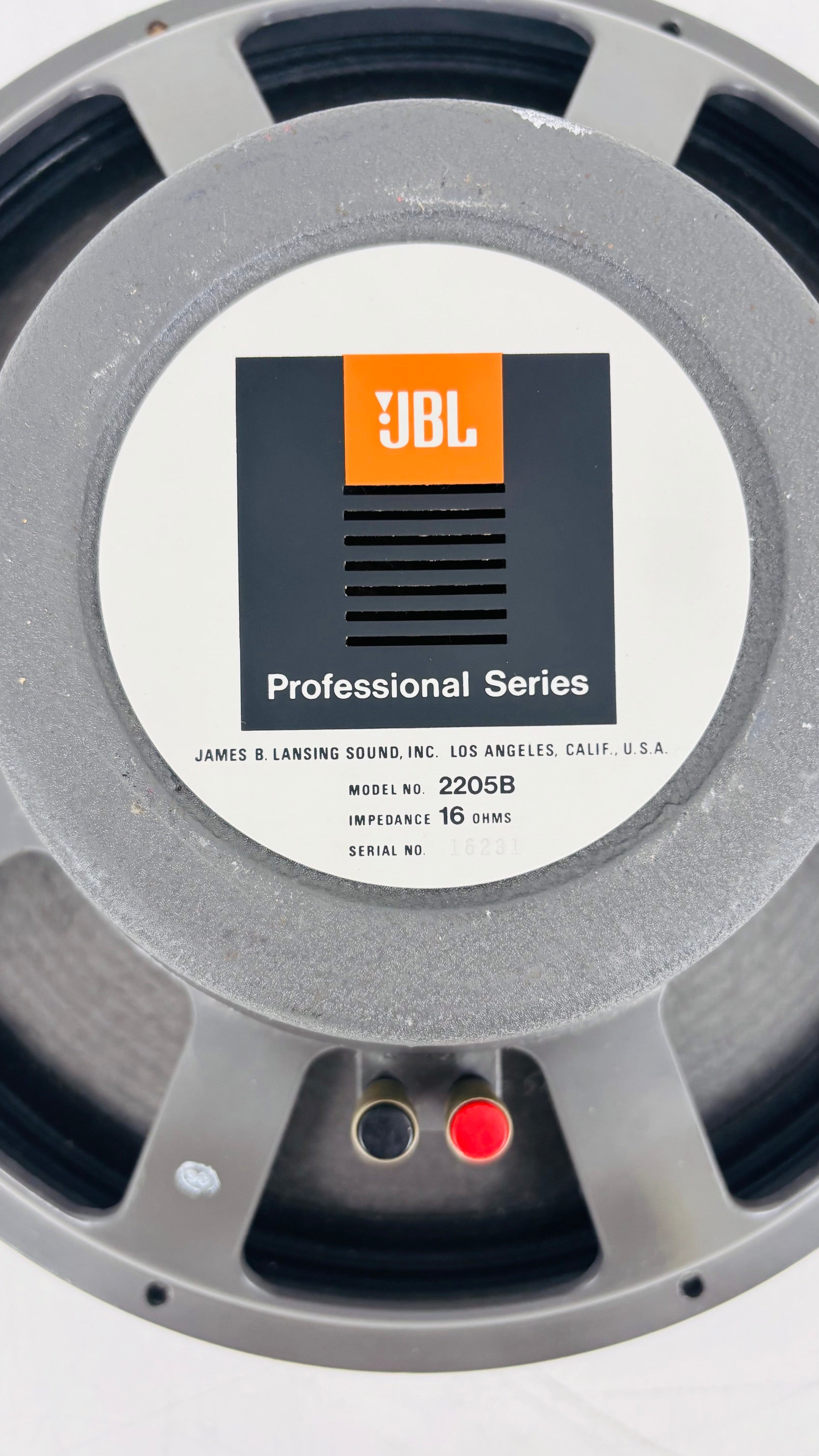 JBL - 2205B - 15" Professional Woofer - 16 Ohm - 150W