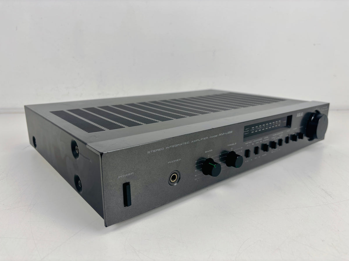 Akai - AM-U22 - Stereo Integrated Amplifier - 2 x 25W - Phono Input - Black