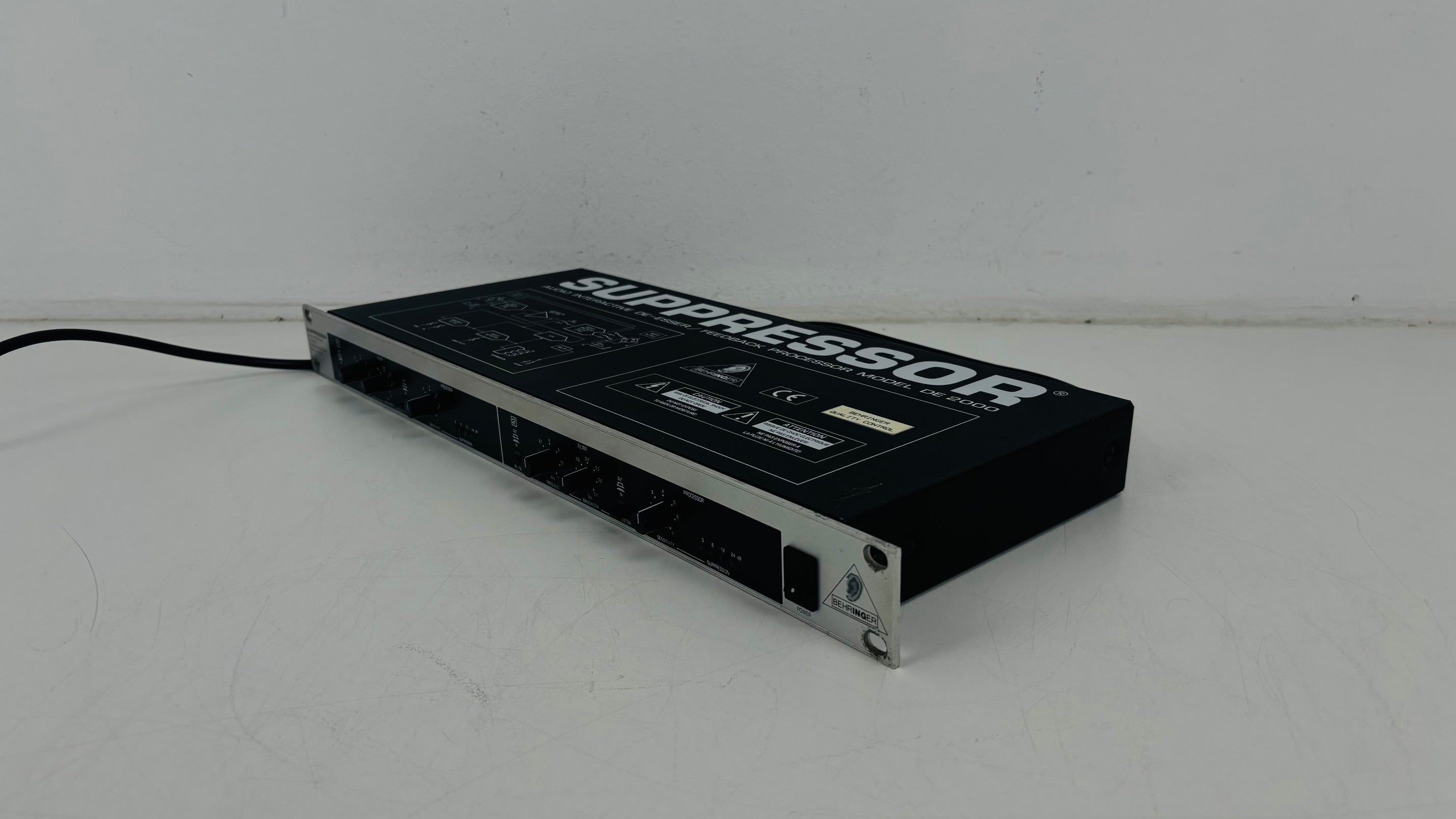 Behringer DE2000 - 2-Channel De-Esser / Feedback Suppressor - Rackmount - No PSU