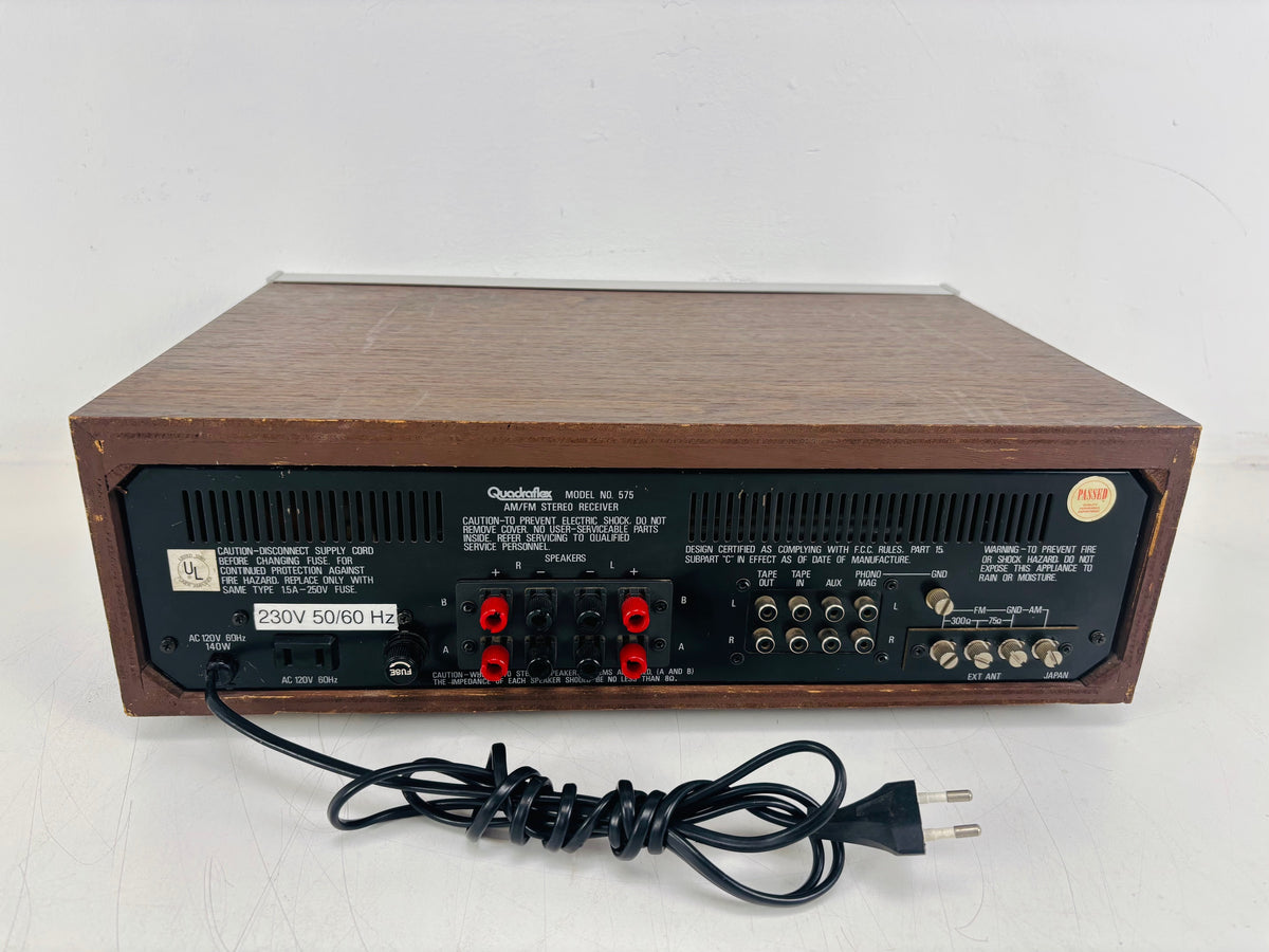 Quadraflex 575 - Vintage AM/FM Stereo Receiver - 12.5W Per Channel