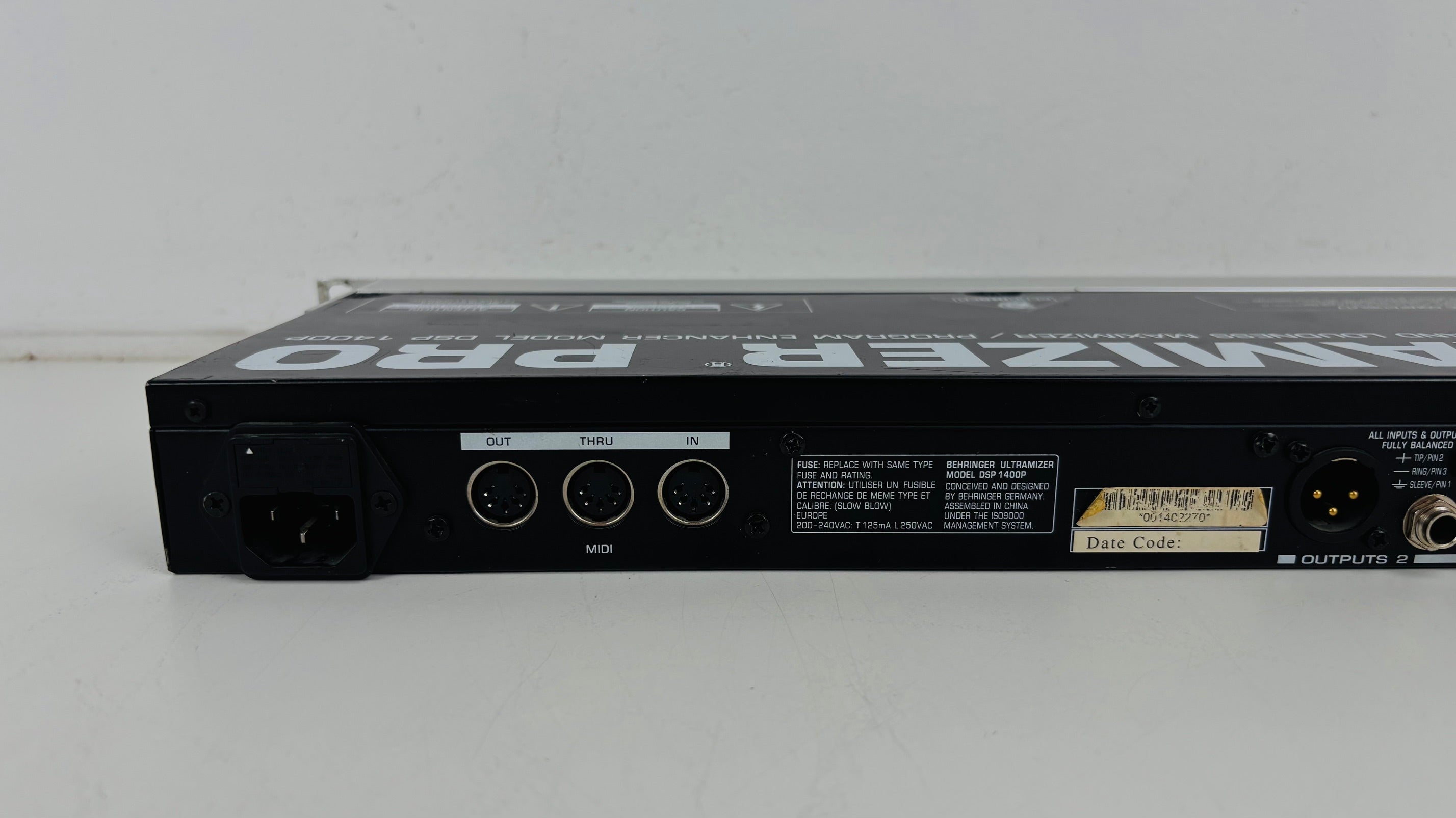 Behringer Ultramizer Pro DSP 1400P - Pro Audio - Signal Processor - No PSU