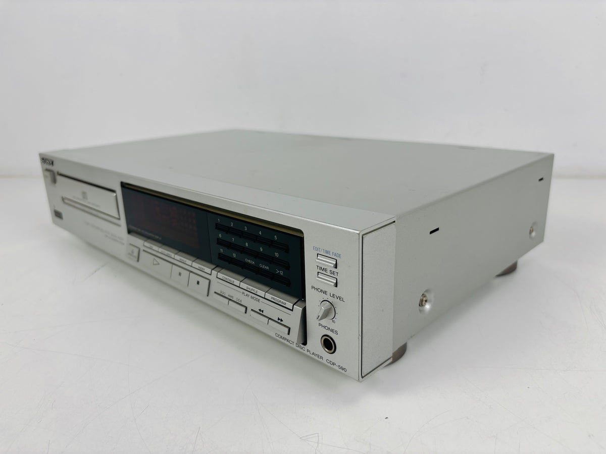 Sony CDP-590 - Vintage Stereo Compact Disc Player - 18-Bit DAC