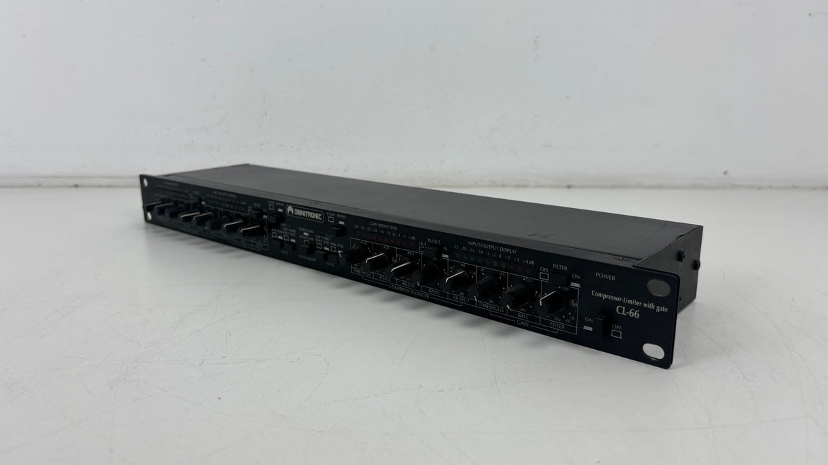 Omnitronic CL-66 Stereo Compressor/limiter - No PSU