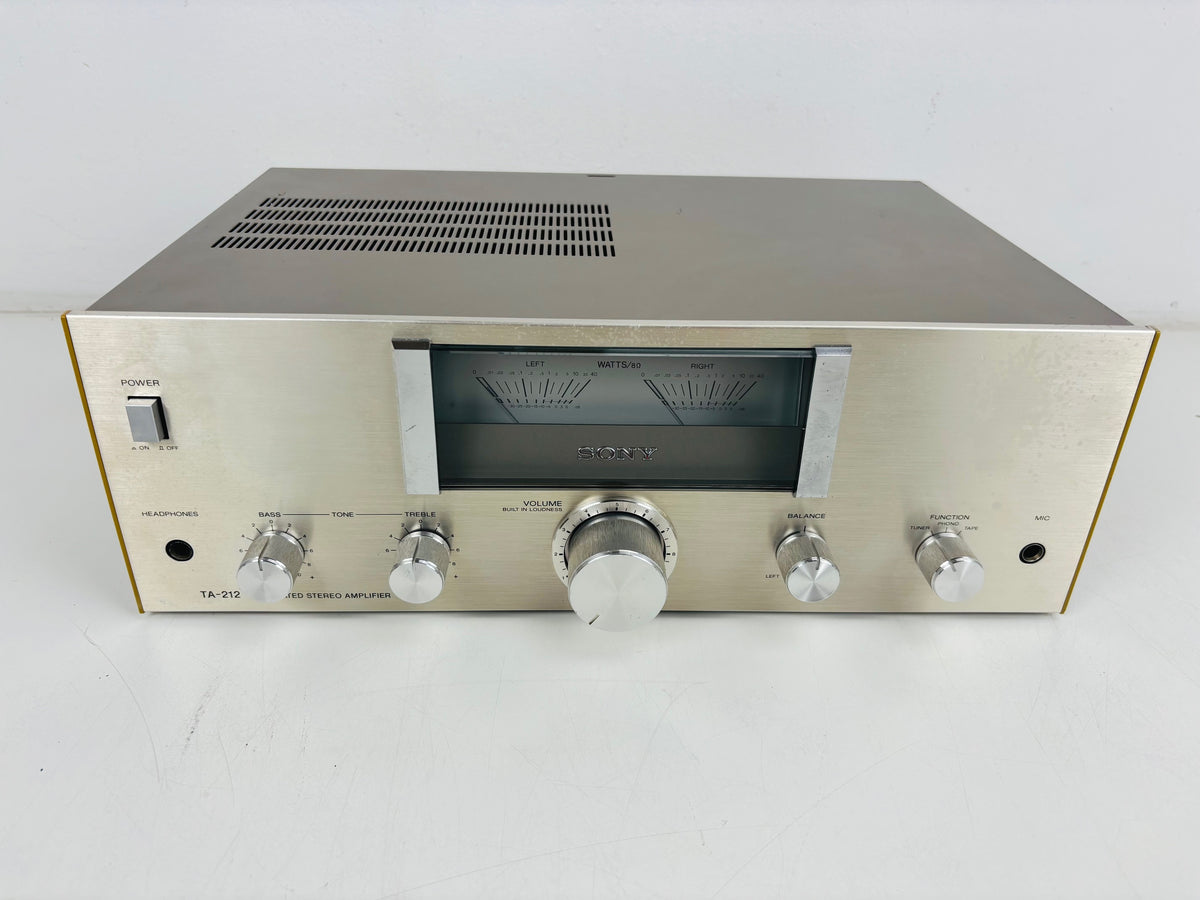 Sony - TA-212 - Vintage Stereo Integrated Amplifier - Phono Input