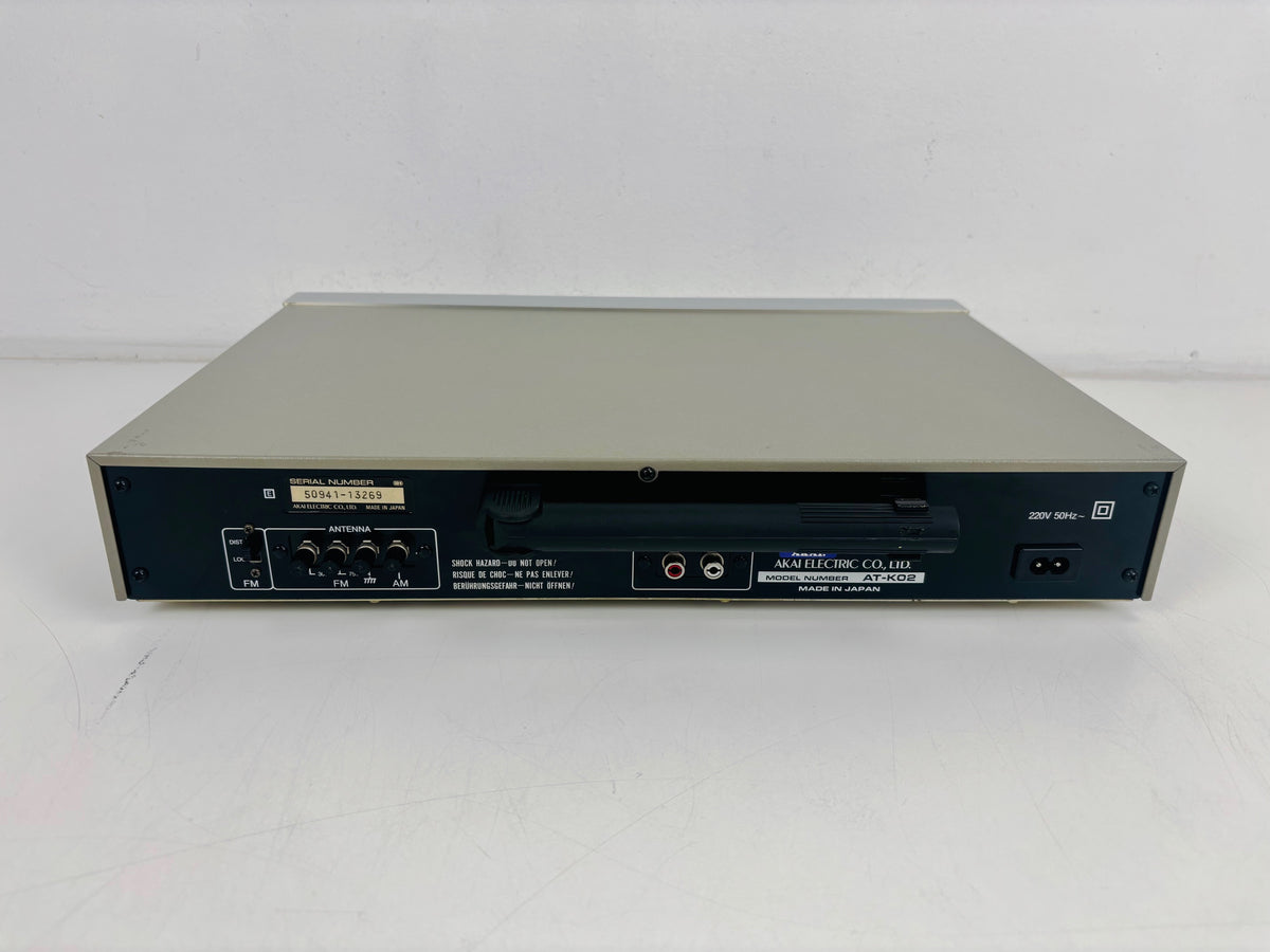 Akai - AT-K02 - AM/FM Stereo Tuner - Analogue Radio Tuner