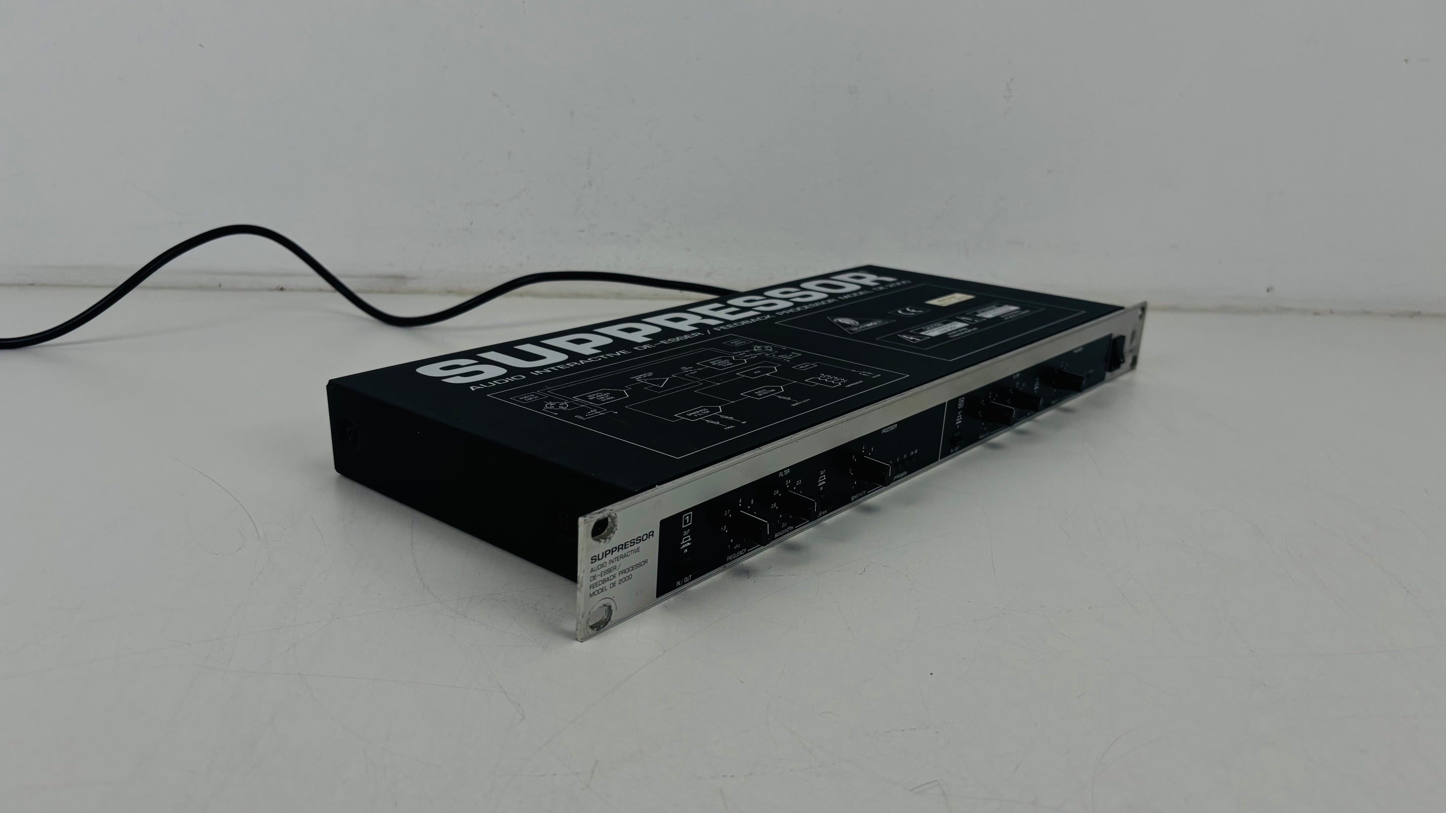Behringer DE2000 - 2-Channel De-Esser / Feedback Suppressor - Rackmount - No PSU