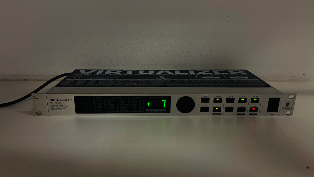 Behringer Virtualizer DSP1000 - Digital Multi-Effects Processor - 24-Bit - No PSU