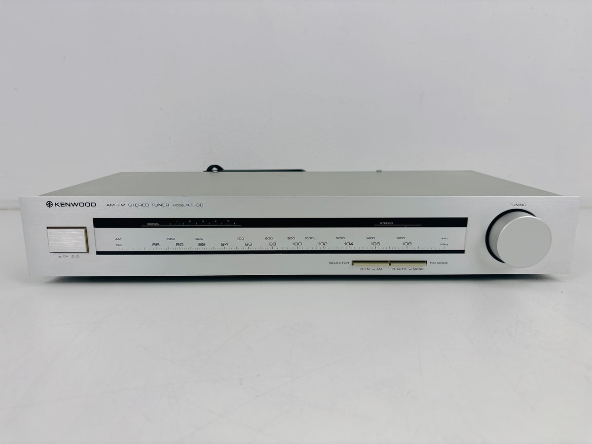Kenwood - KT-30 - AM/FM Stereo Tuner - Analogue Radio Tuner - LED Tuning Indicator