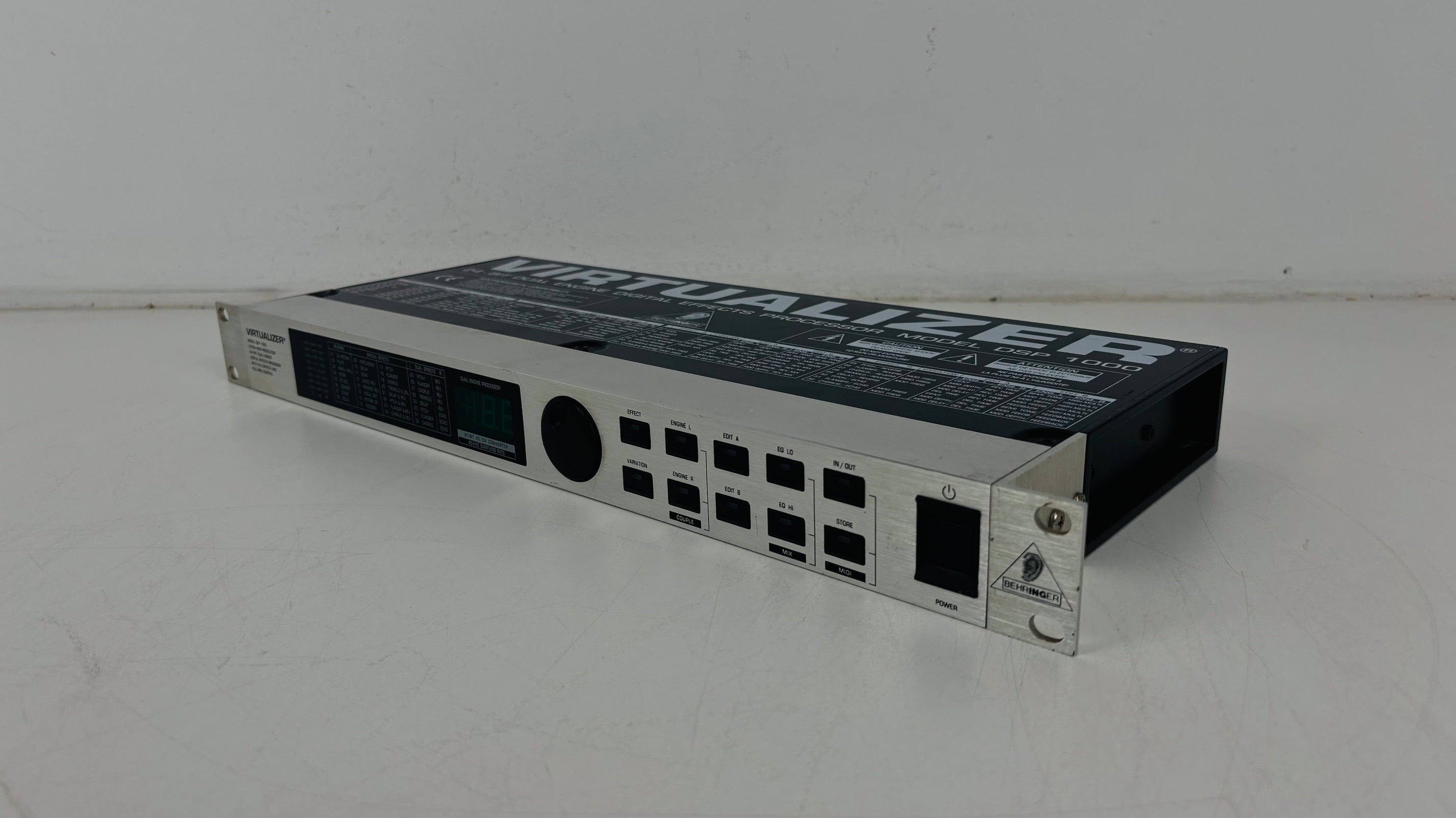 Behringer Virtualizer DSP1000 - Digital Multi-Effects Processor - 24-Bit - No PSU