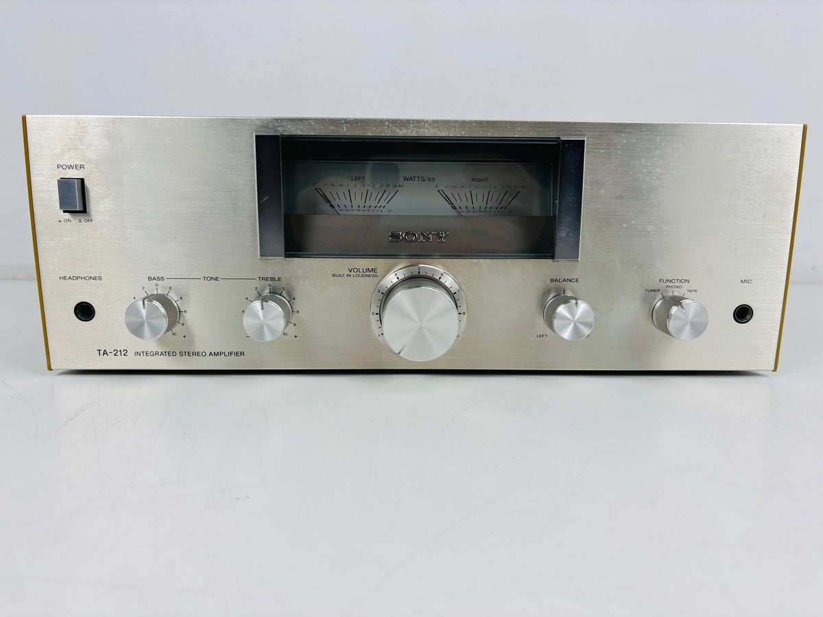 Sony - TA-212 - Vintage Stereo Integrated Amplifier - Phono Input