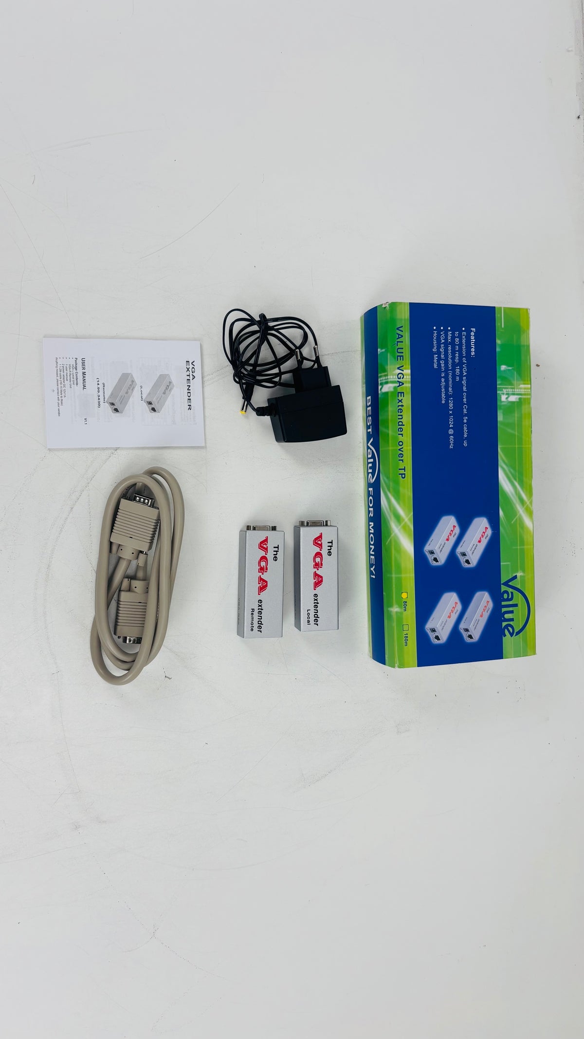 VALUE - VGA Extender over TP - 80m - 1280×1024 - New in box